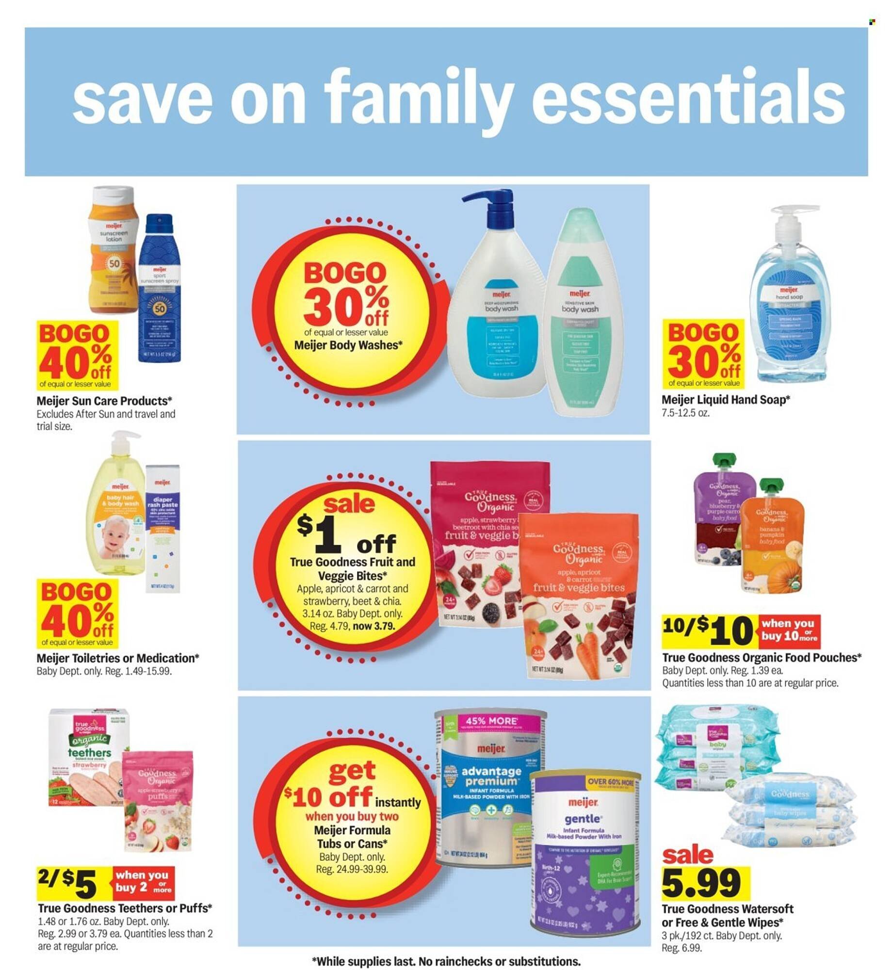 Meijer weekly ad