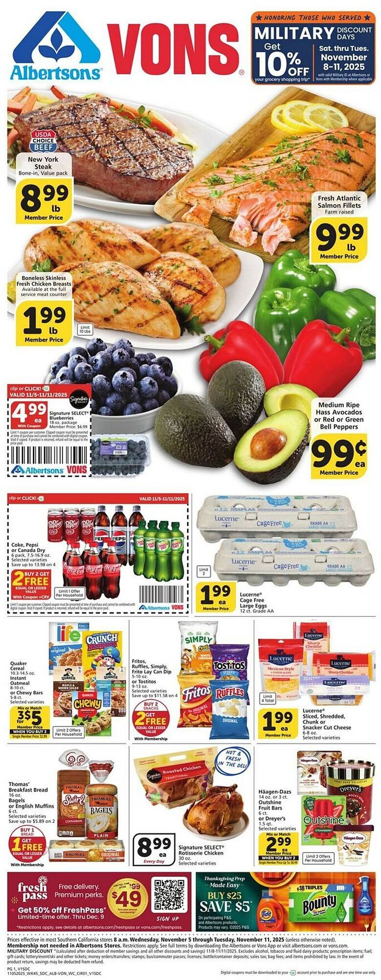 Vons weekly ad (2025-11-05 - 2025-11-11) | 1