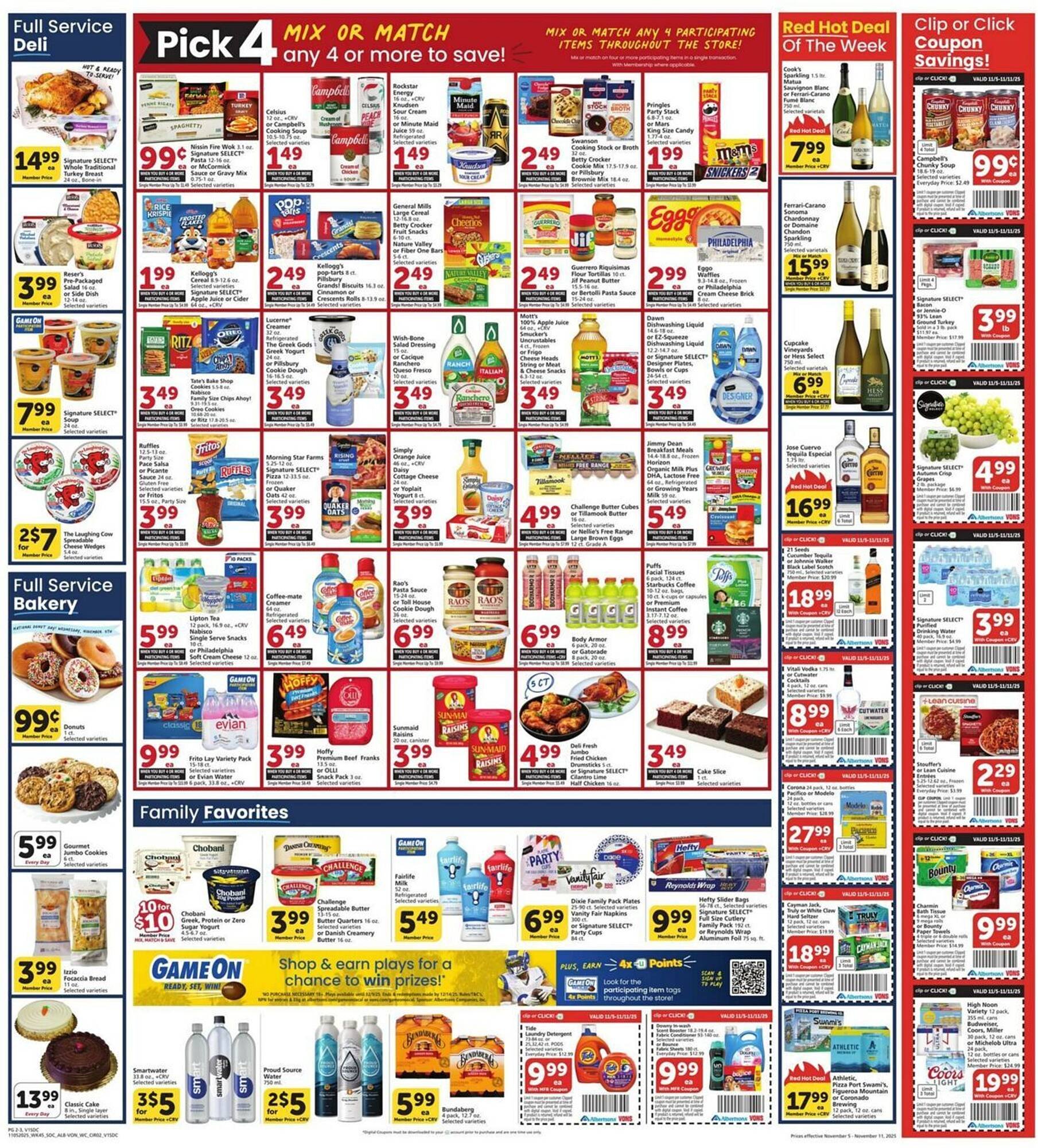 Vons weekly ad (2025-11-05 - 2025-11-11) | 2
