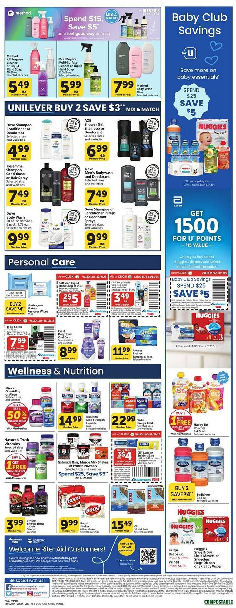 Vons weekly ad (2025-11-05 - 2025-11-11) | 5
