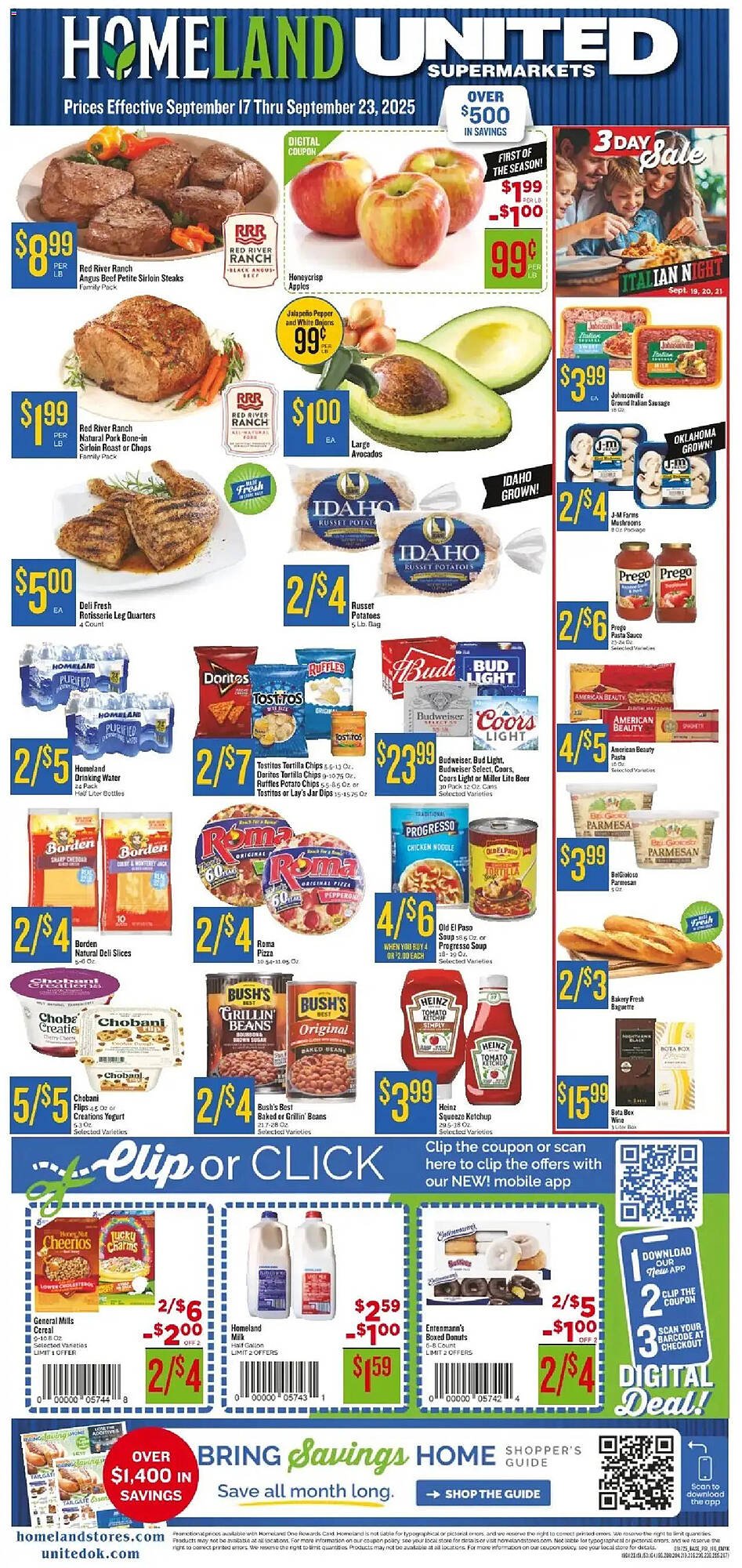 Homeland Market weekly ad (2025-09-17 - 2025-09-24) | 1