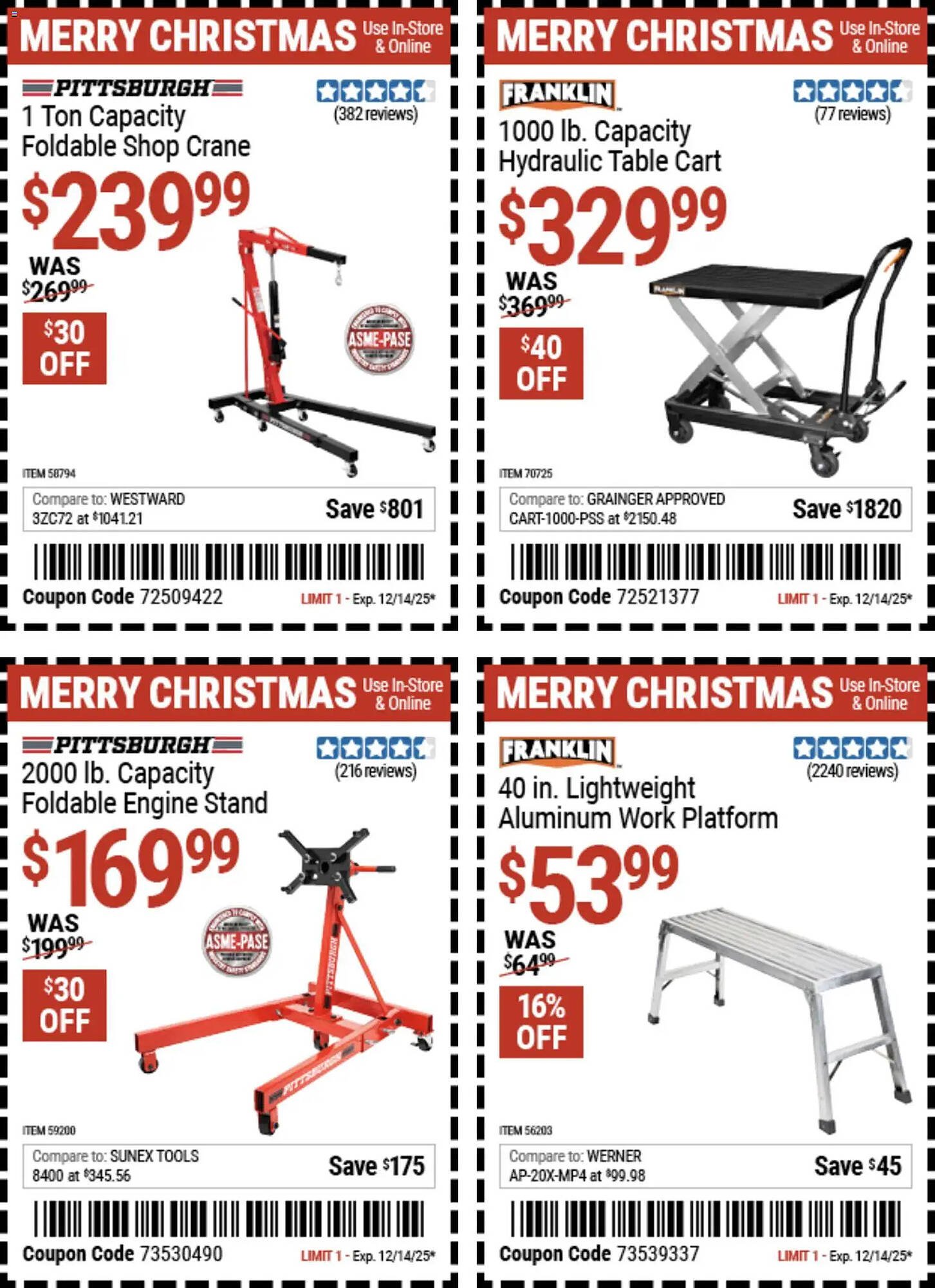 Harbor Freight Tools weekly ad