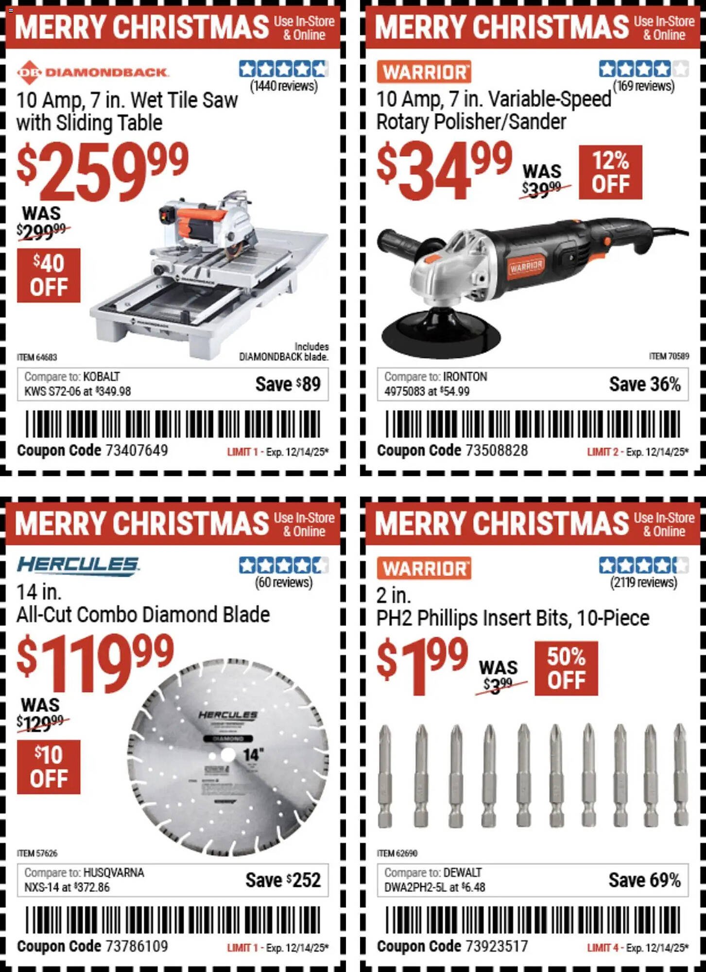 Harbor Freight Tools weekly ad