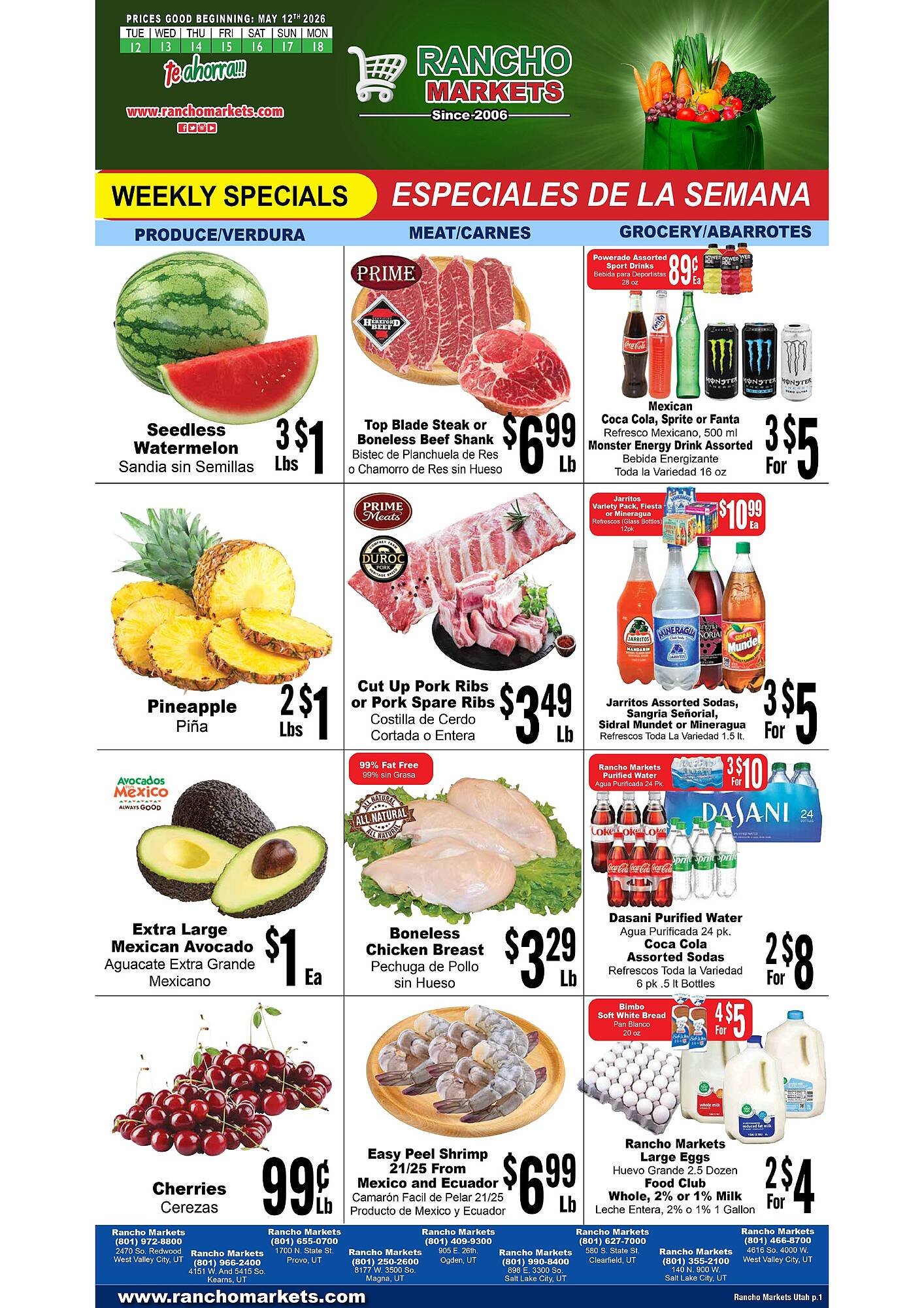 Rancho Markets weekly ad