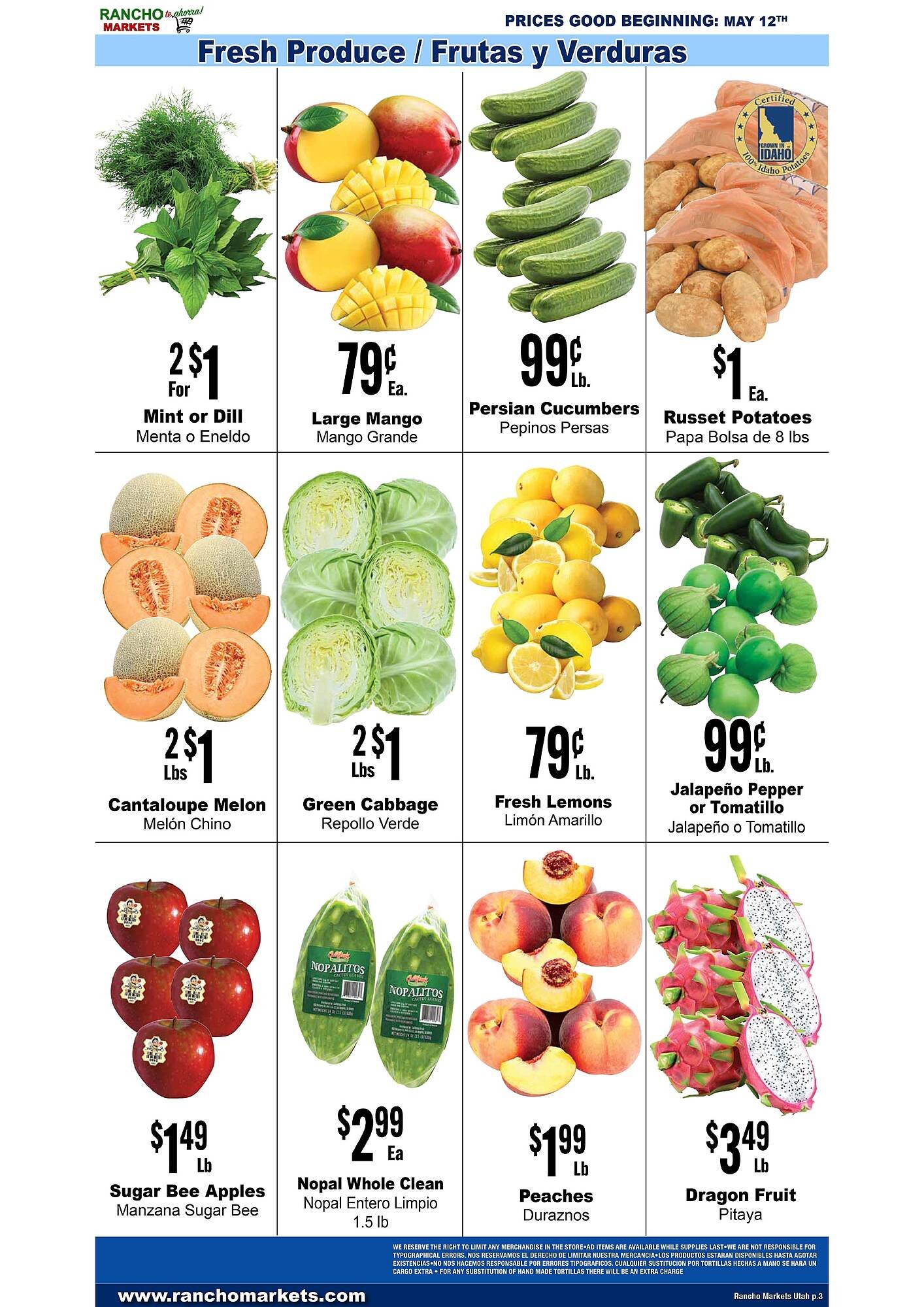 Rancho Markets weekly ad