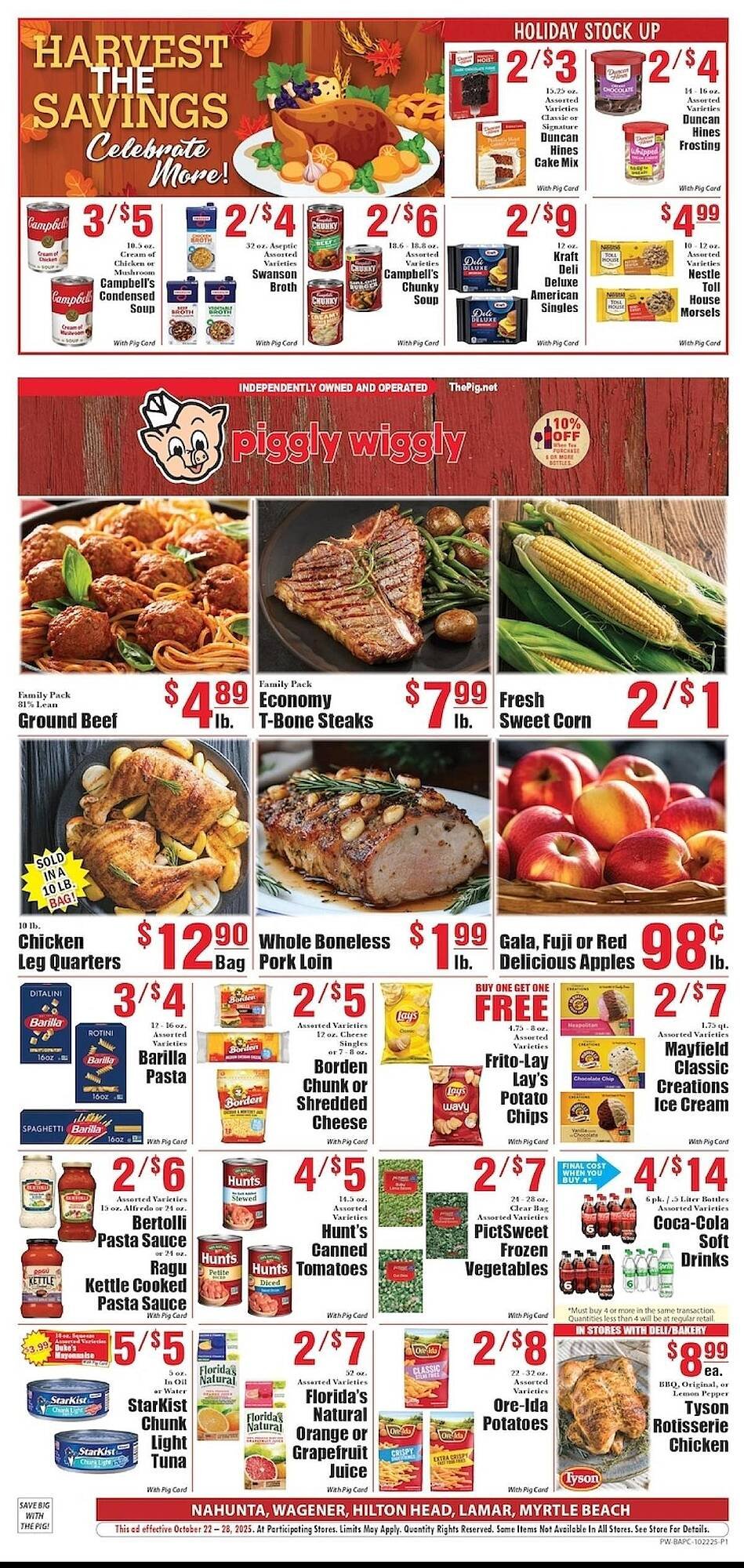 Piggly Wiggly weekly ad (2025-10-22 - 2025-10-28) | 1