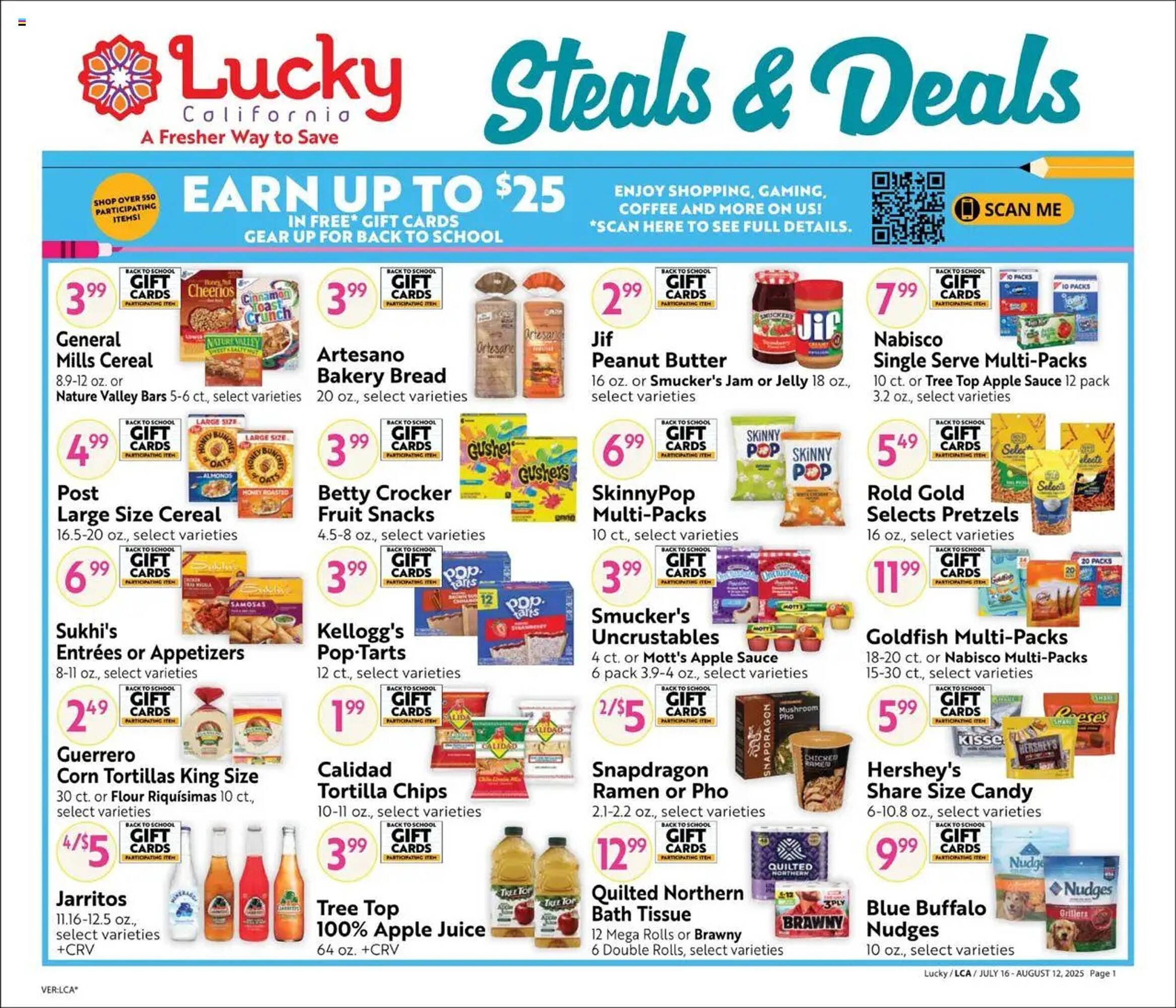 Lucky Supermarkets Weekly Ad (2025-07-16 - 2025-08-13) | 1
