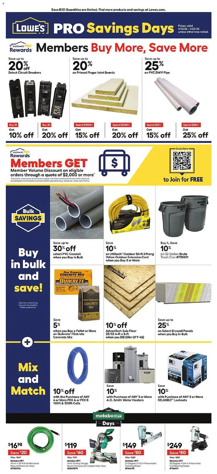 Lowe's weekly ad