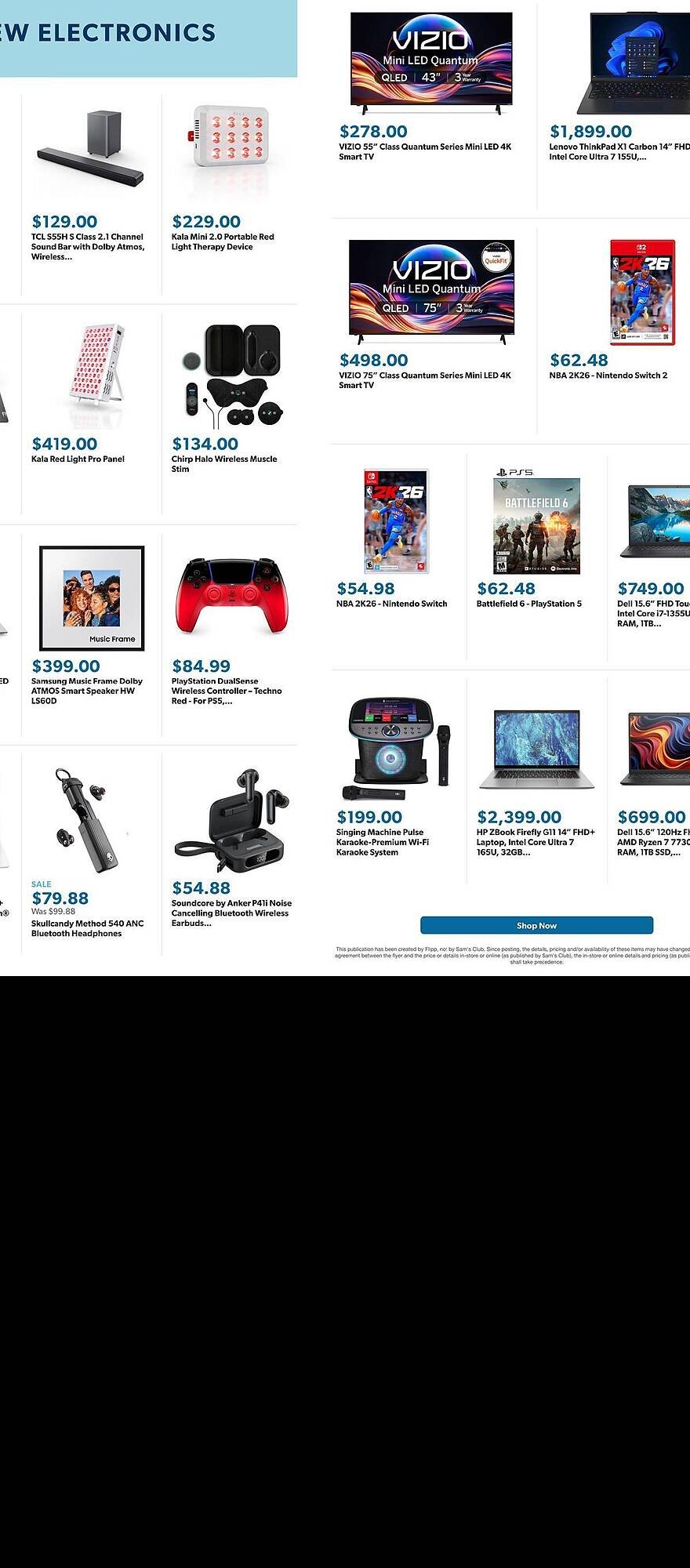 Sam's Club weekly ad