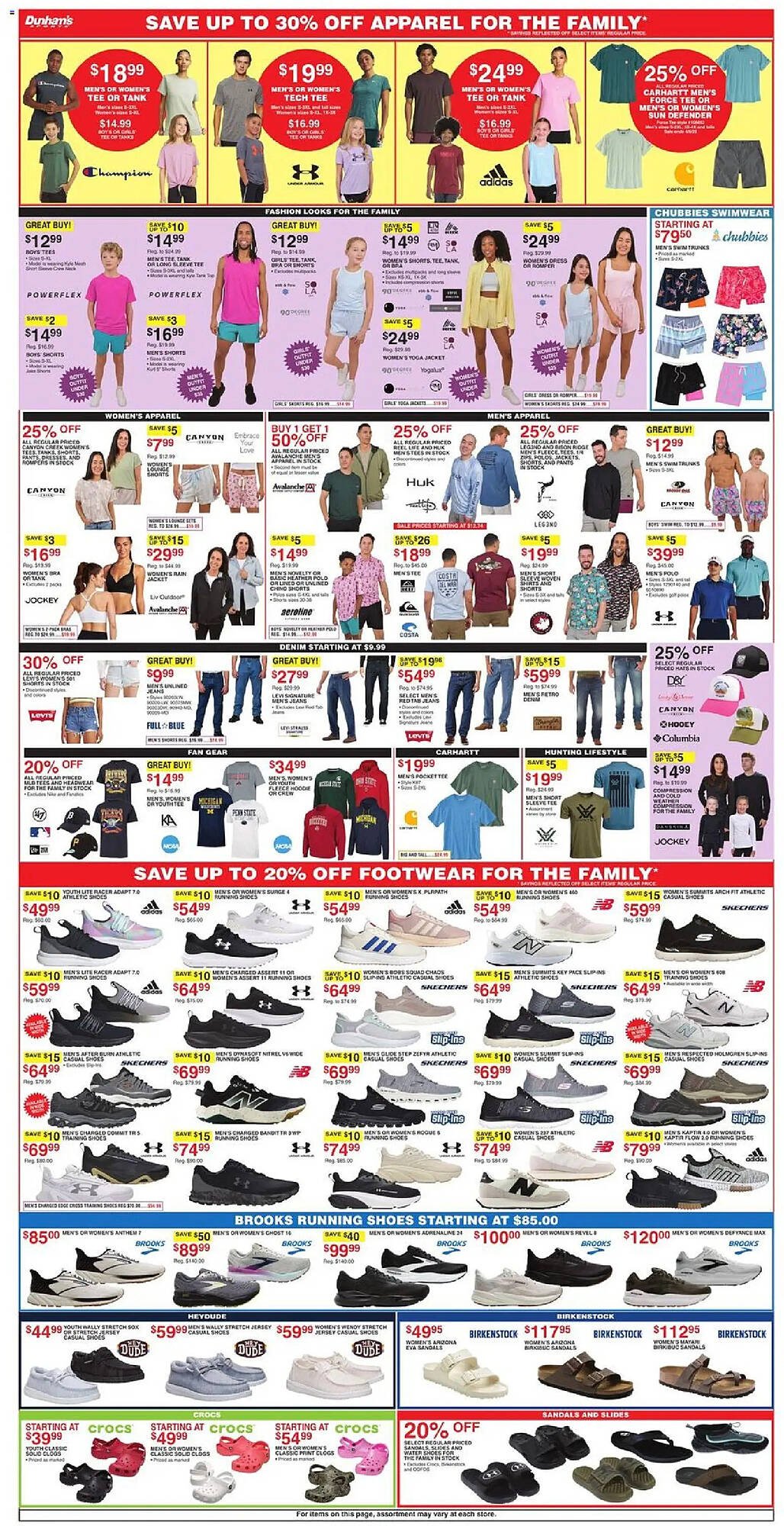 Dunham's Sports weekly ad