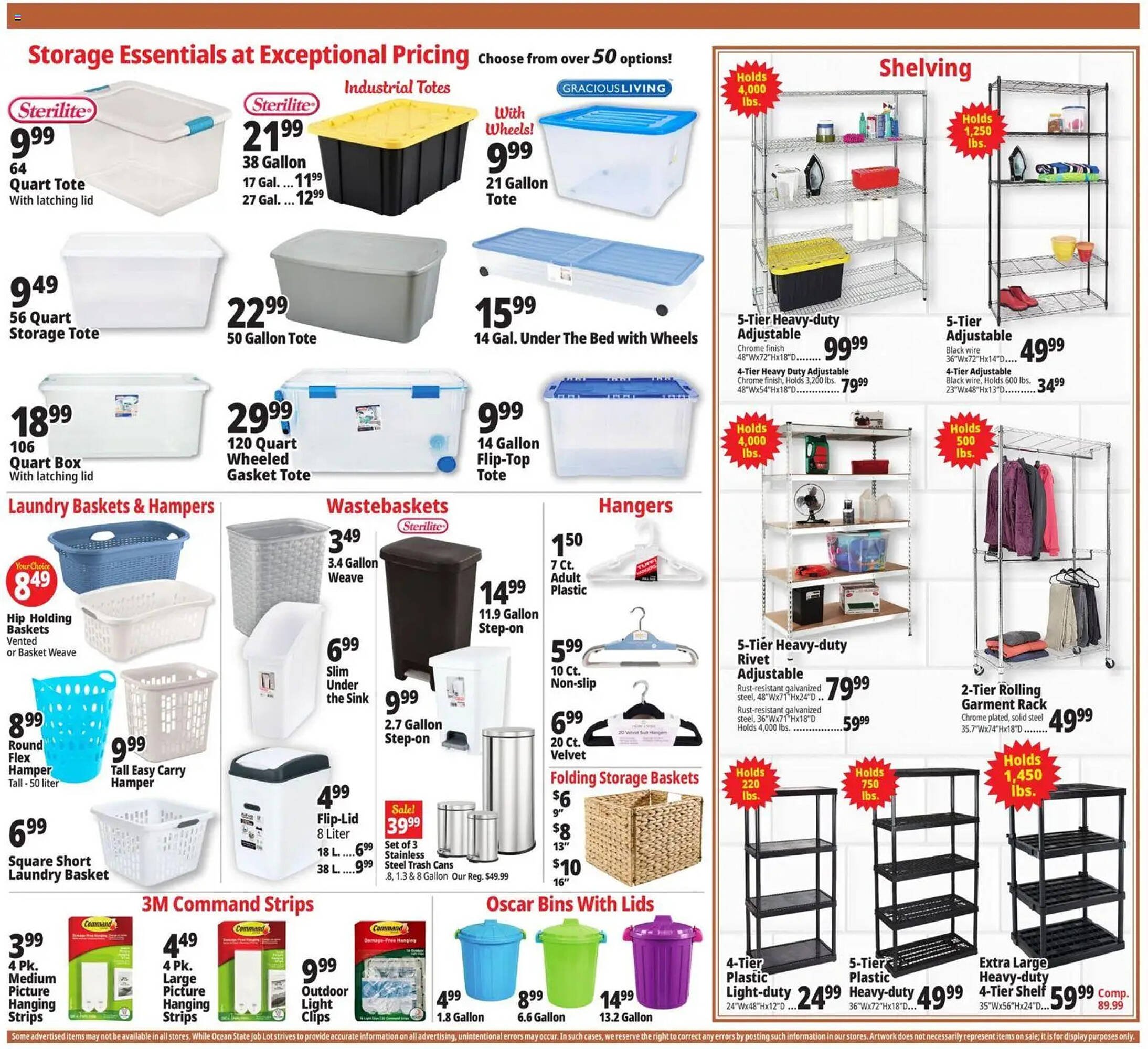 Ocean State Job Lot flyer