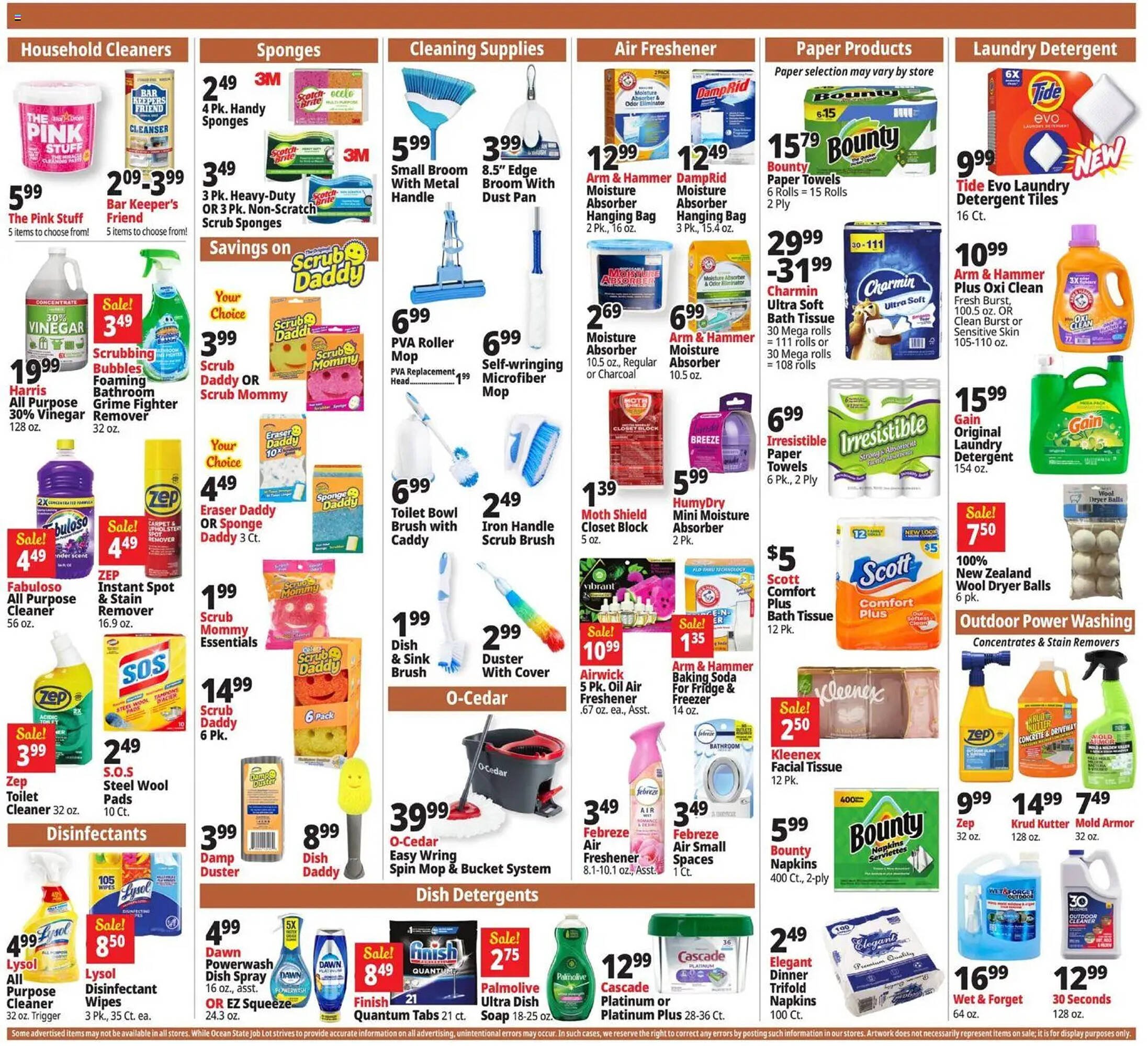 Ocean State Job Lot flyer