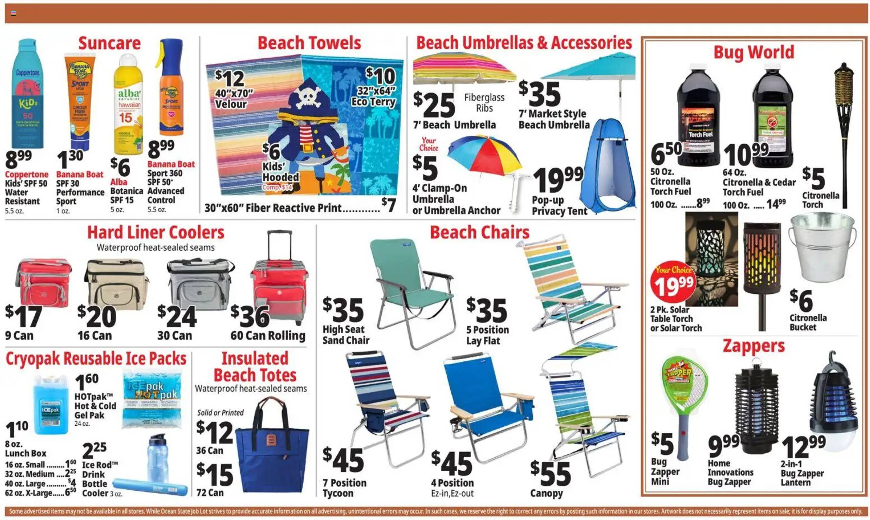 Ocean State Job Lot flyer