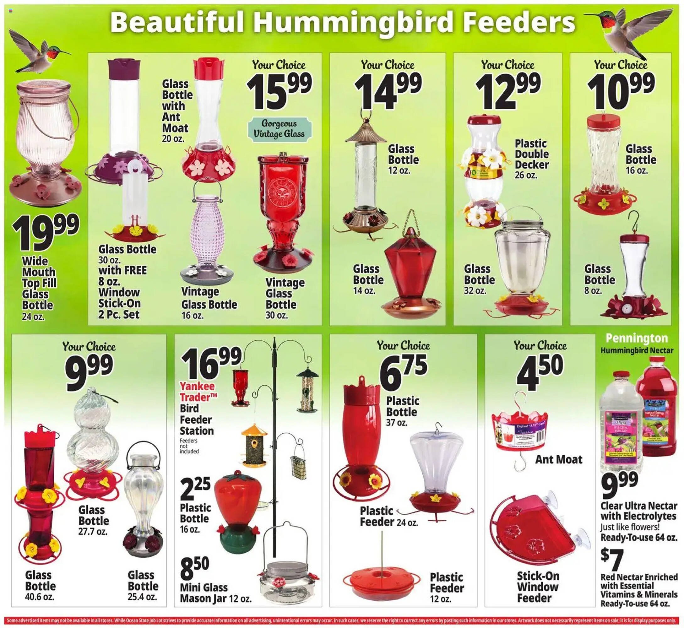 Ocean State Job Lot flyer