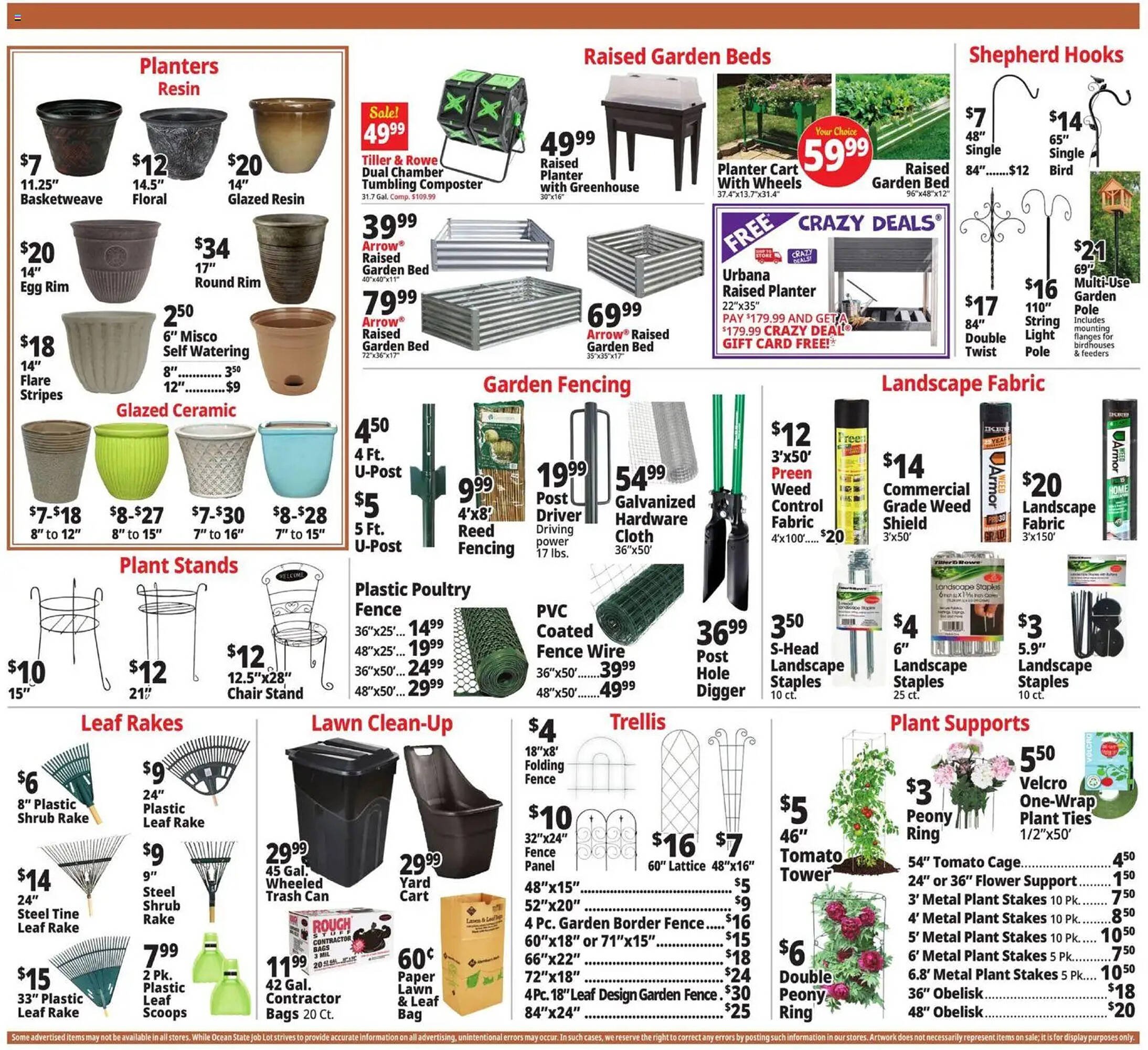 Ocean State Job Lot flyer