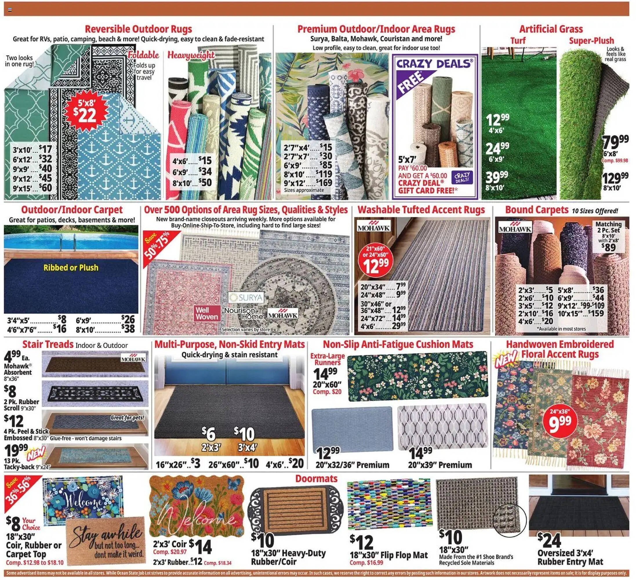 Ocean State Job Lot flyer