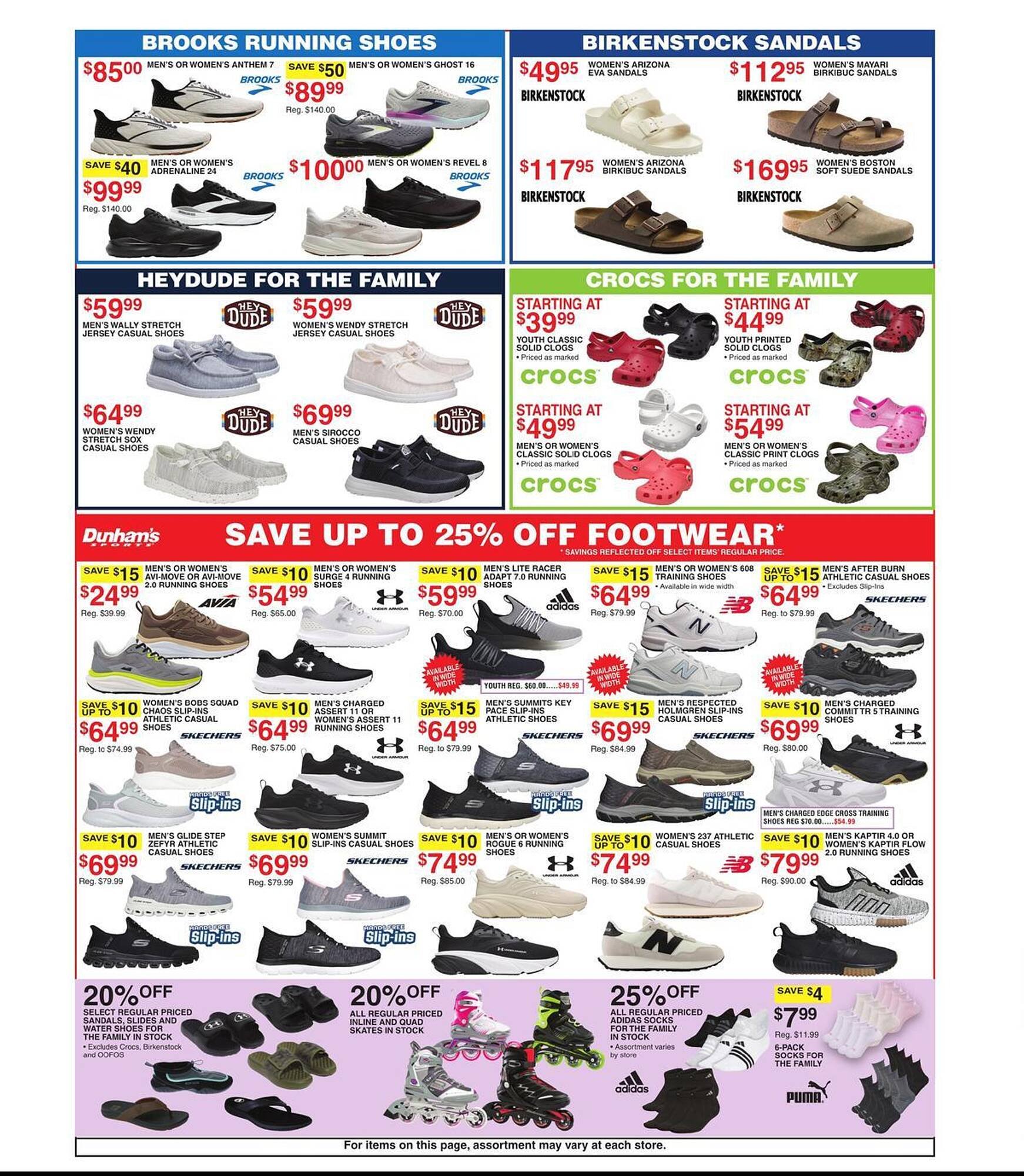 Dunham's Sports weekly ad