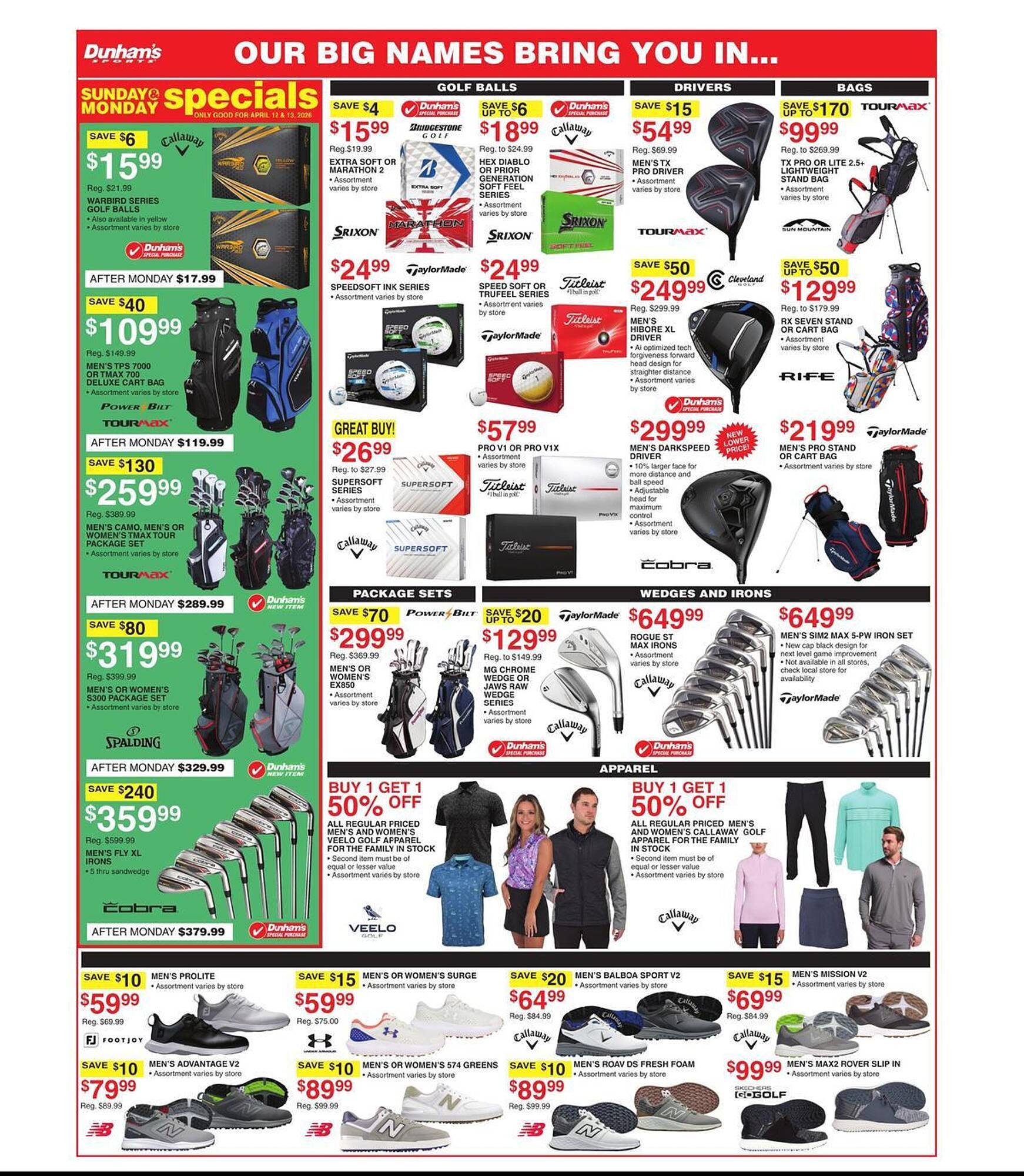 Dunham's Sports weekly ad