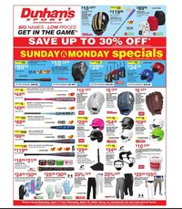 Dunham's Sports weekly ad