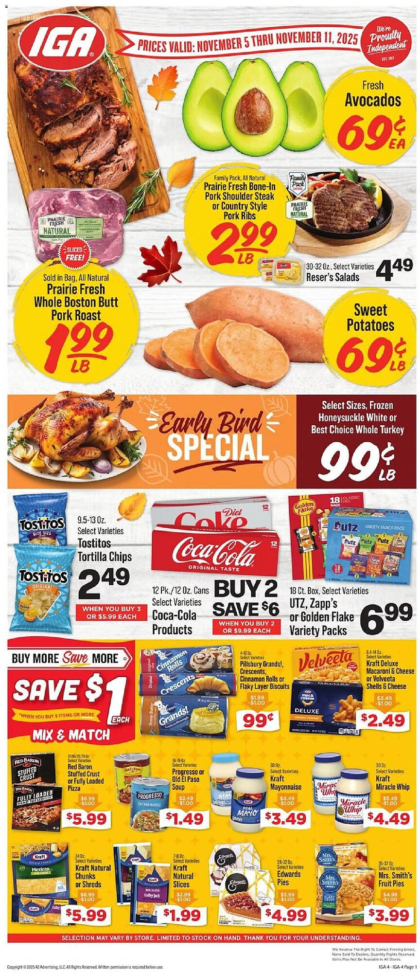 IGA weekly ad (2025-11-05 - 2025-11-11) | 1