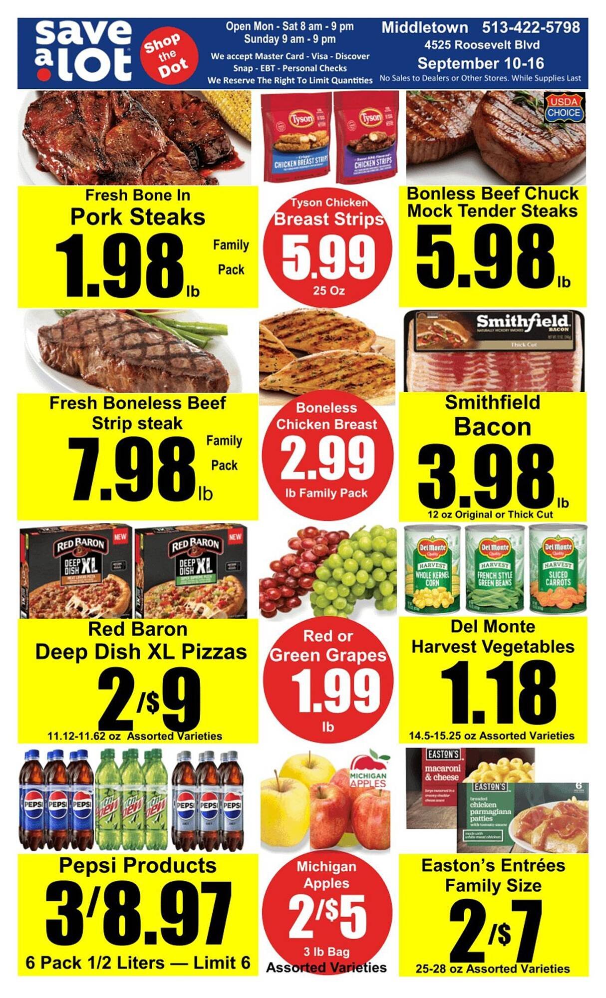 Save a Lot weekly ad (2025-09-10 - 2025-09-16) | 1