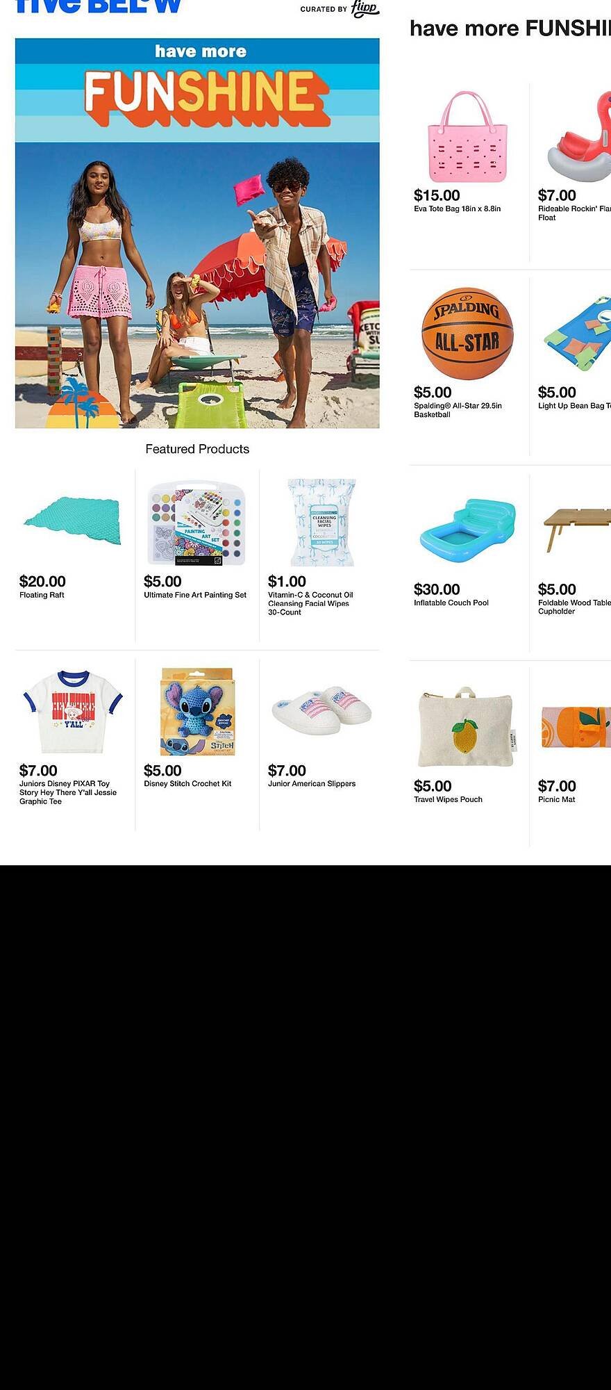 Five Below weekly ad