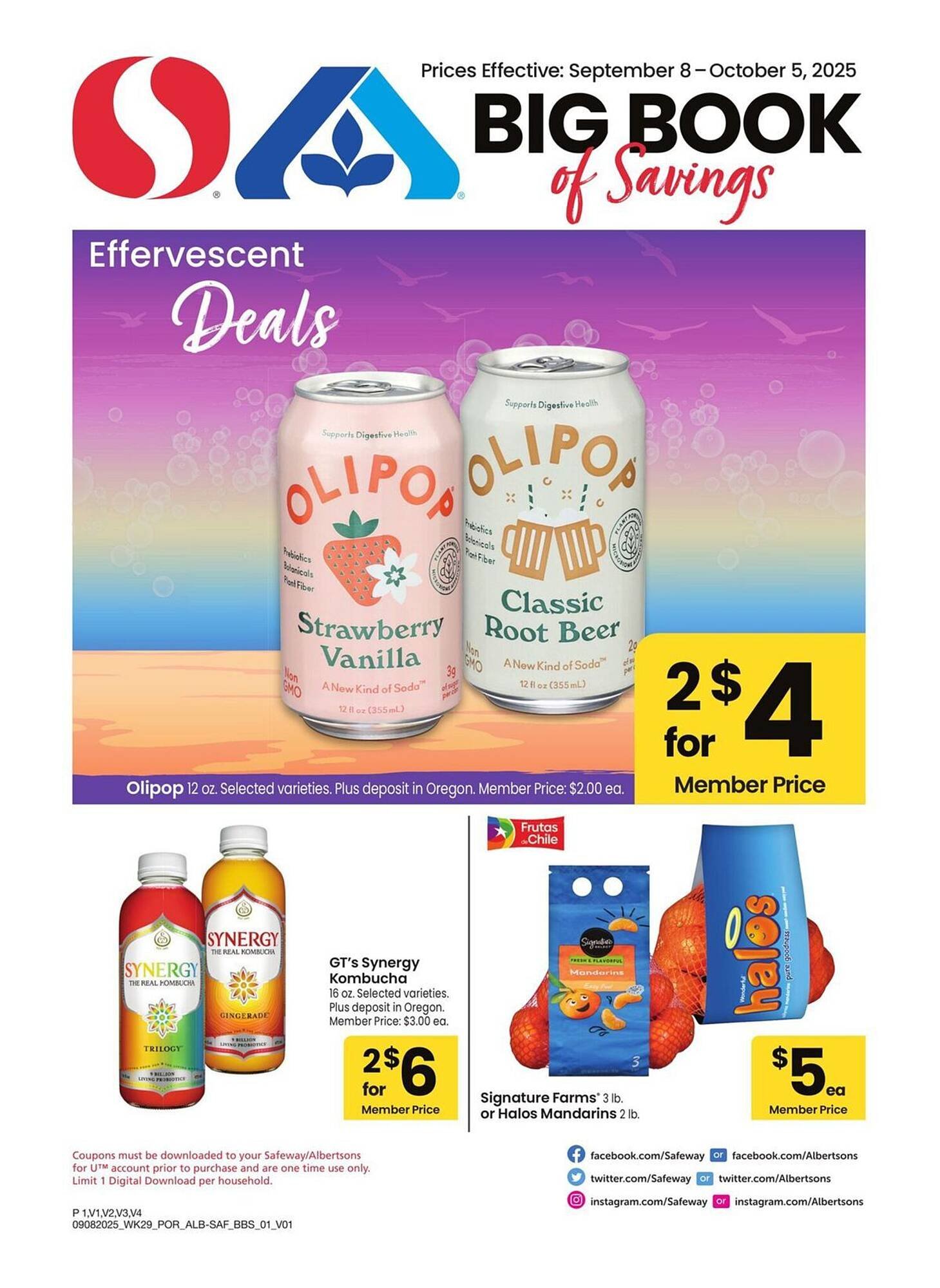 Albertsons weekly ad (2025-09-08 - 2025-10-05) | 1
