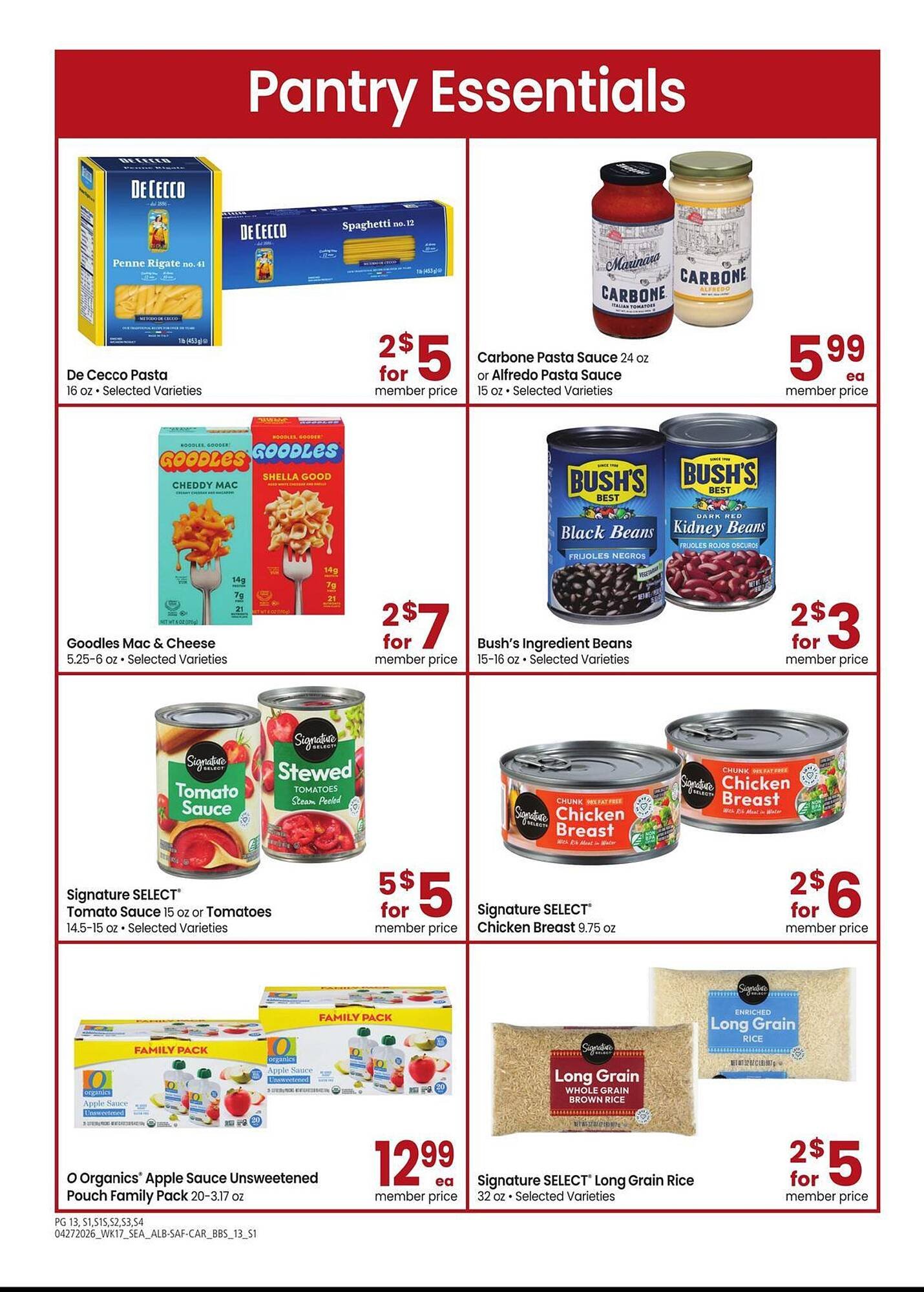 Safeway weekly ad