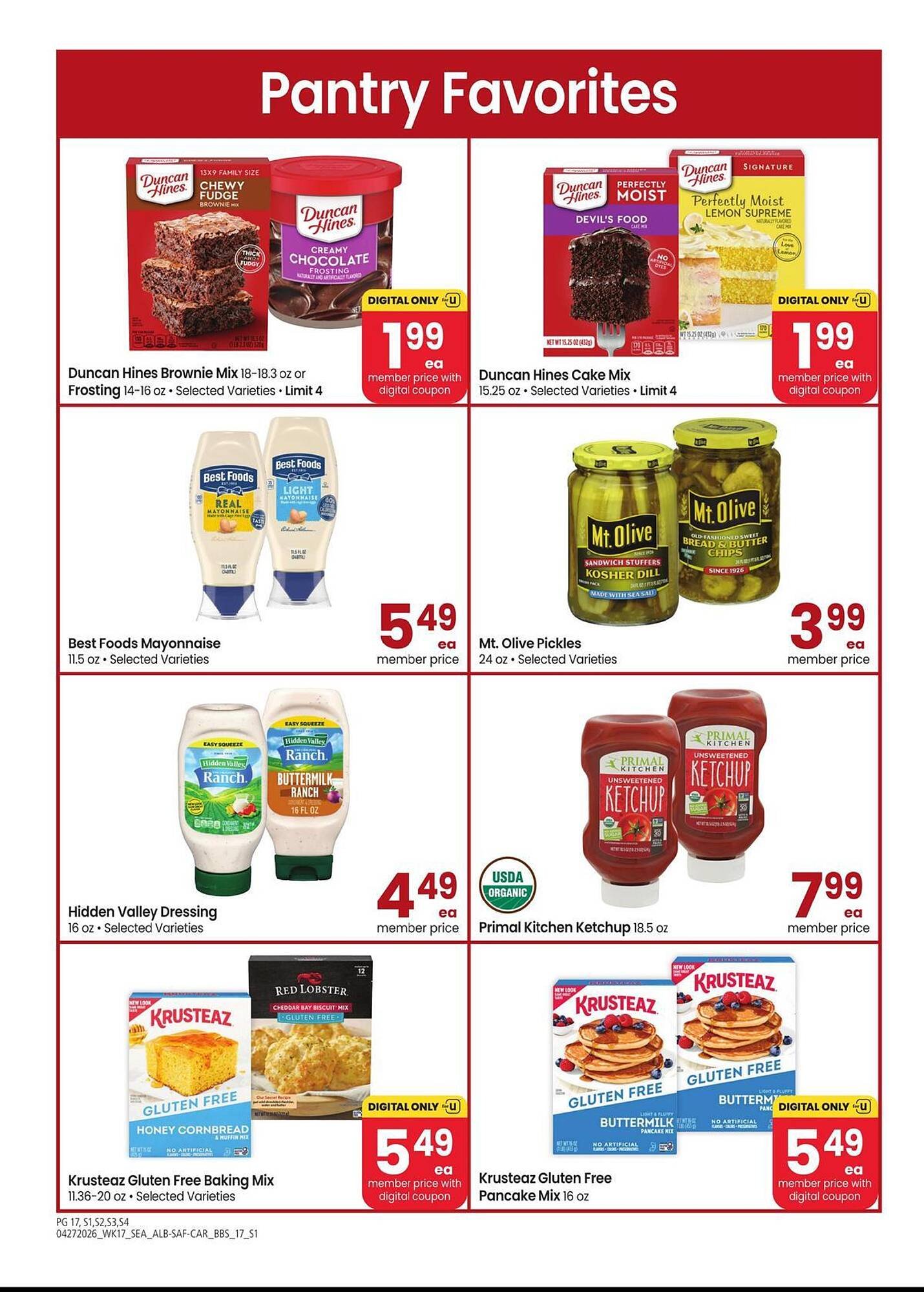 Safeway weekly ad