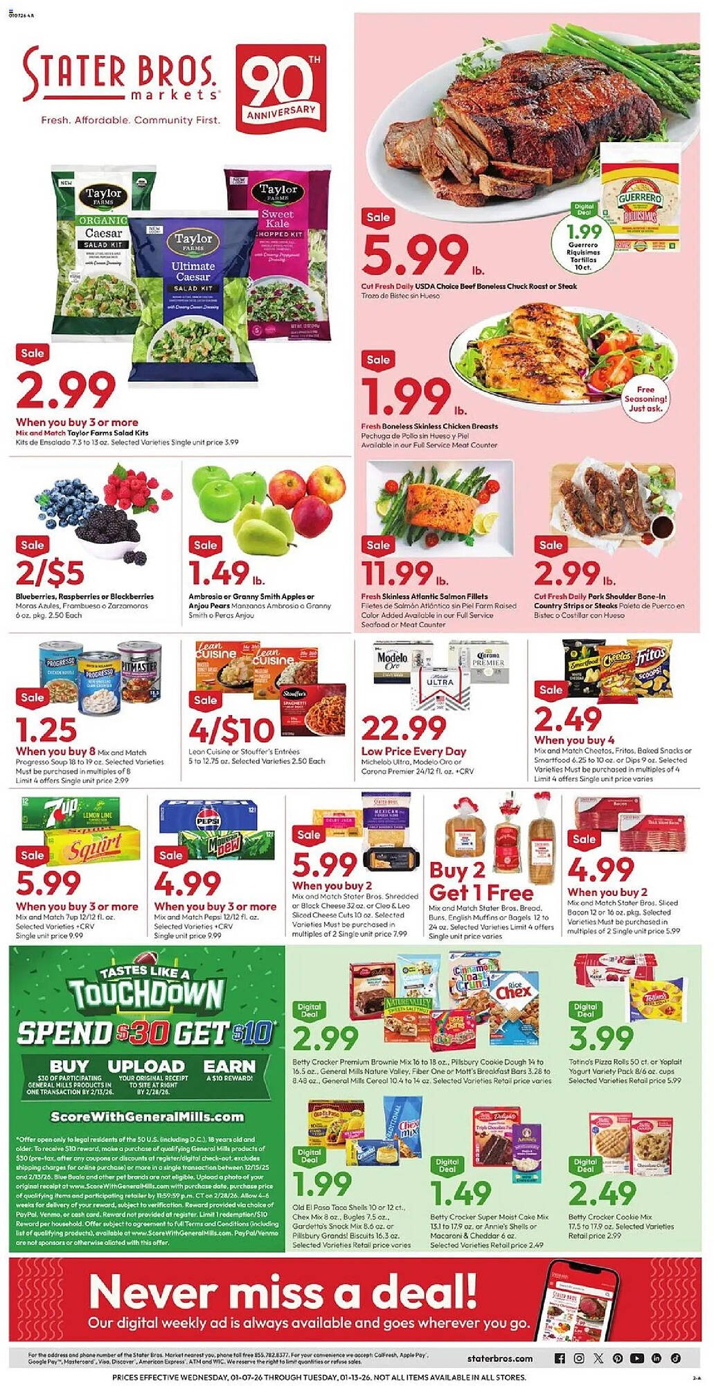 Stater Bros weekly ad