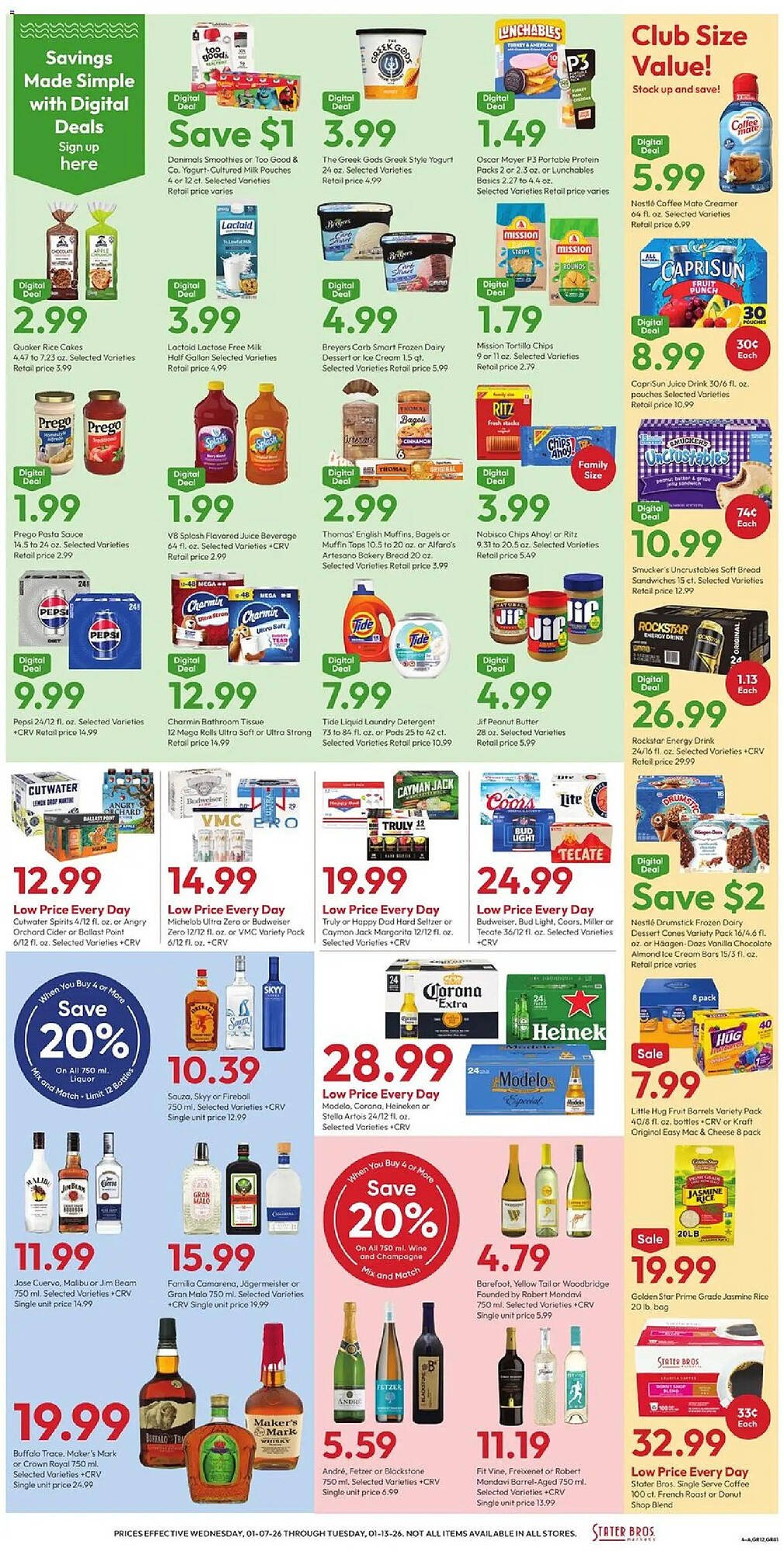 Stater Bros weekly ad