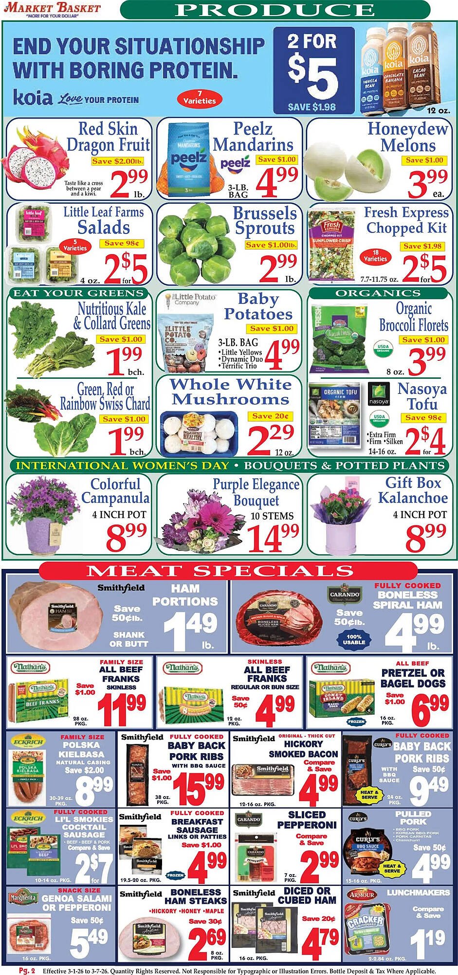 Market Basket weekly ad