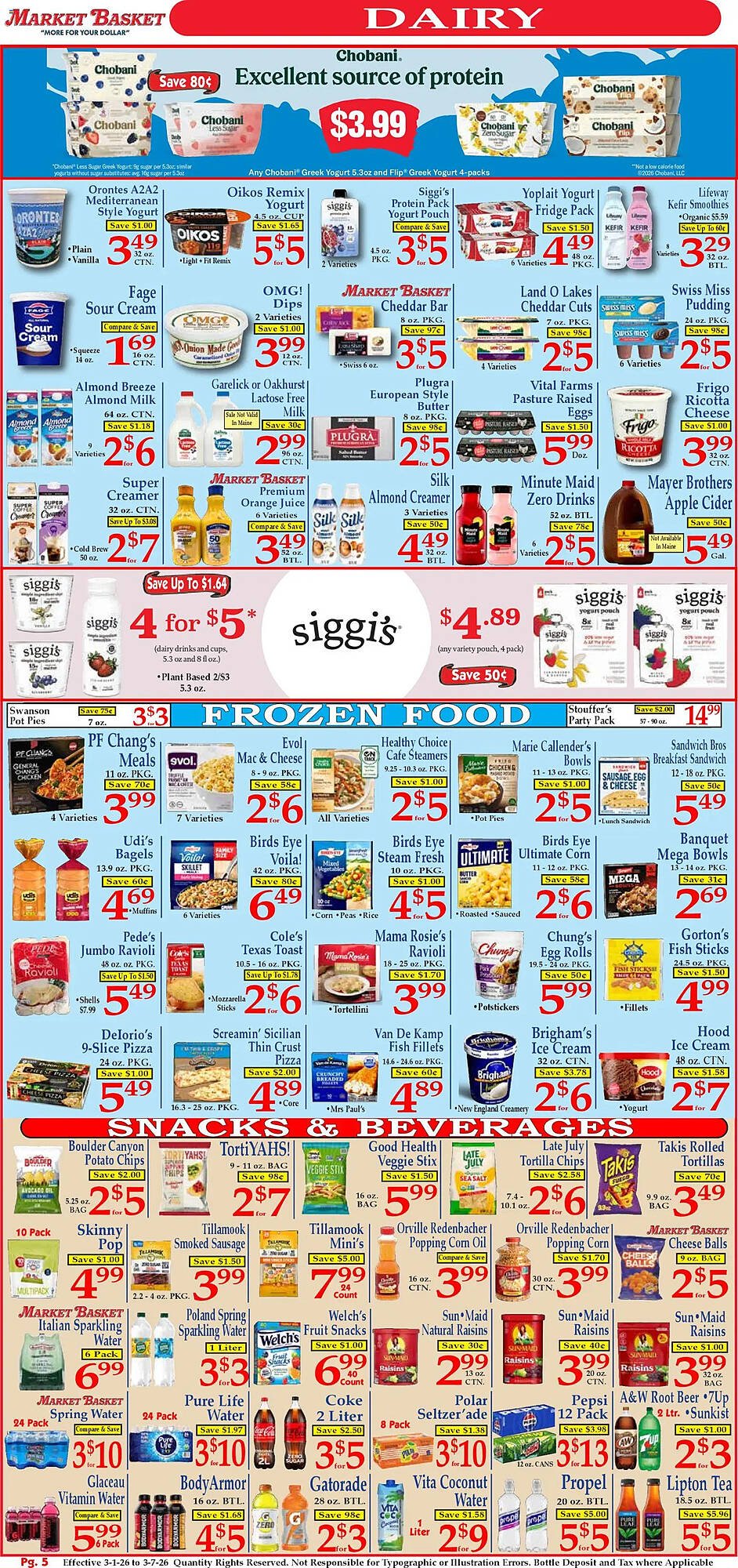 Market Basket weekly ad