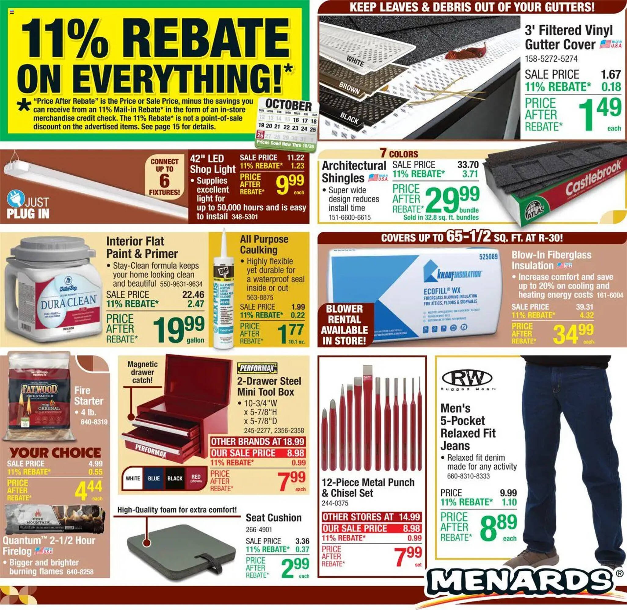 Menards weekly ad (2025-10-15 - 2025-10-21) | 1