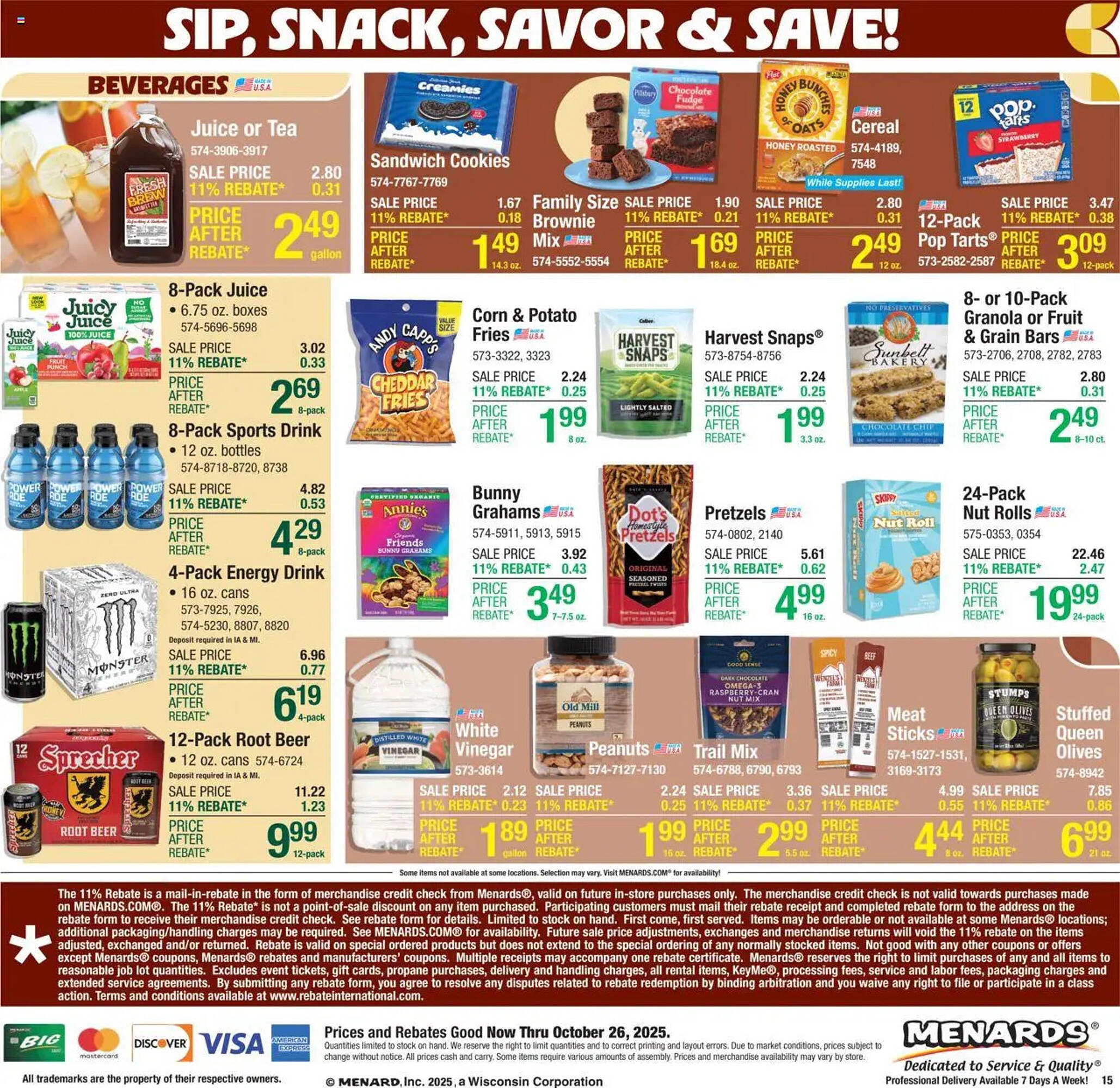 Menards weekly ad (2025-10-15 - 2025-10-21) | 21