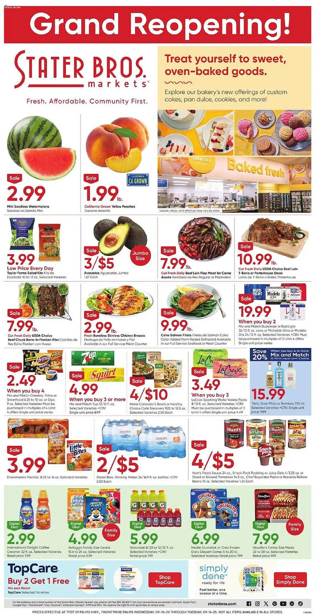 Stater Bros weekly ad (2025-09-10 - 2025-09-17) | 1