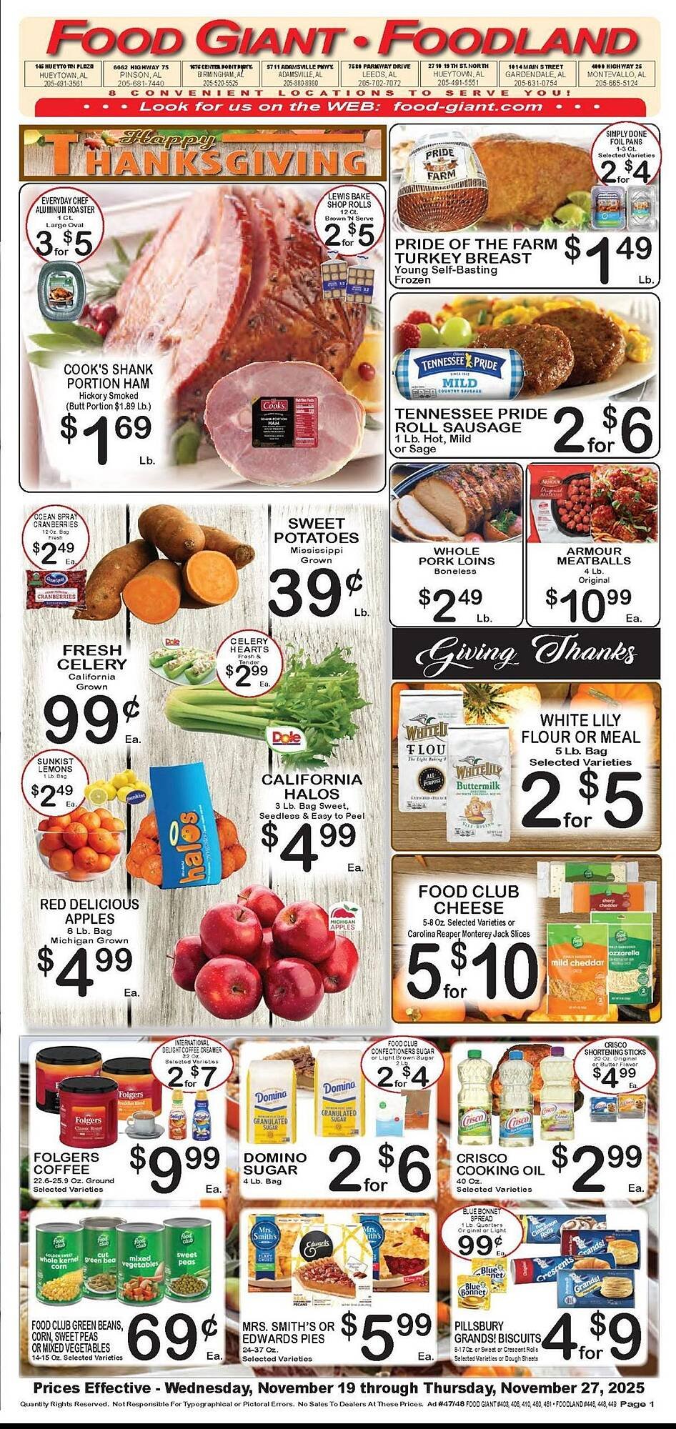 Foodland weekly ad (2025-11-18 - 2025-11-24)