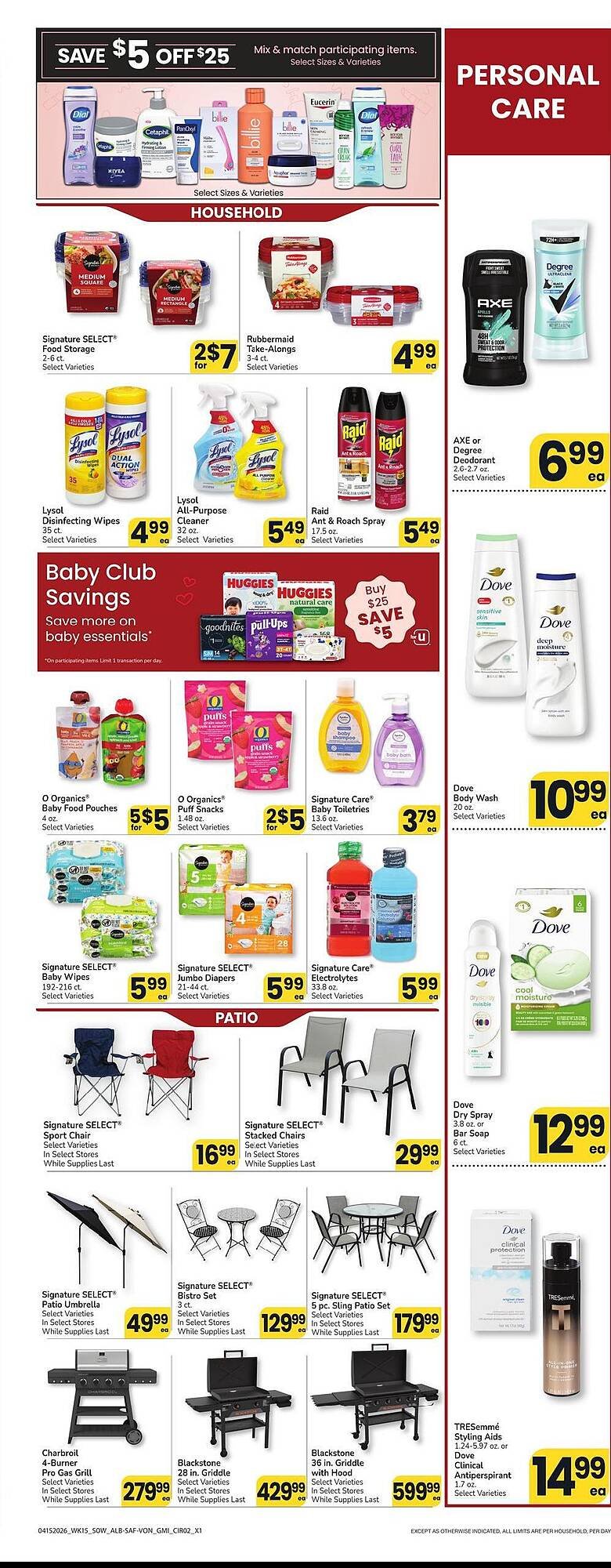 Safeway weekly ad