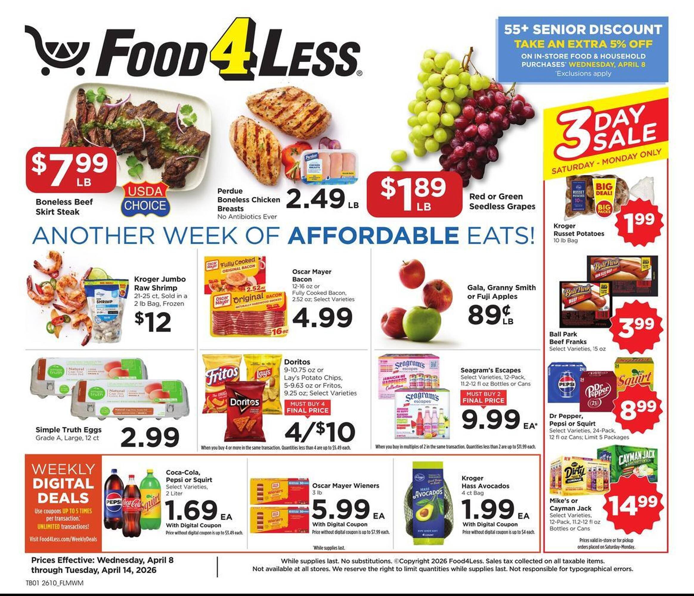 Food 4 Less weekly ad