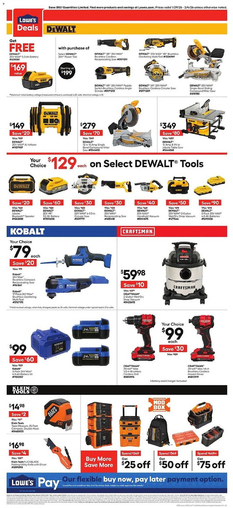 Lowe's weekly ad