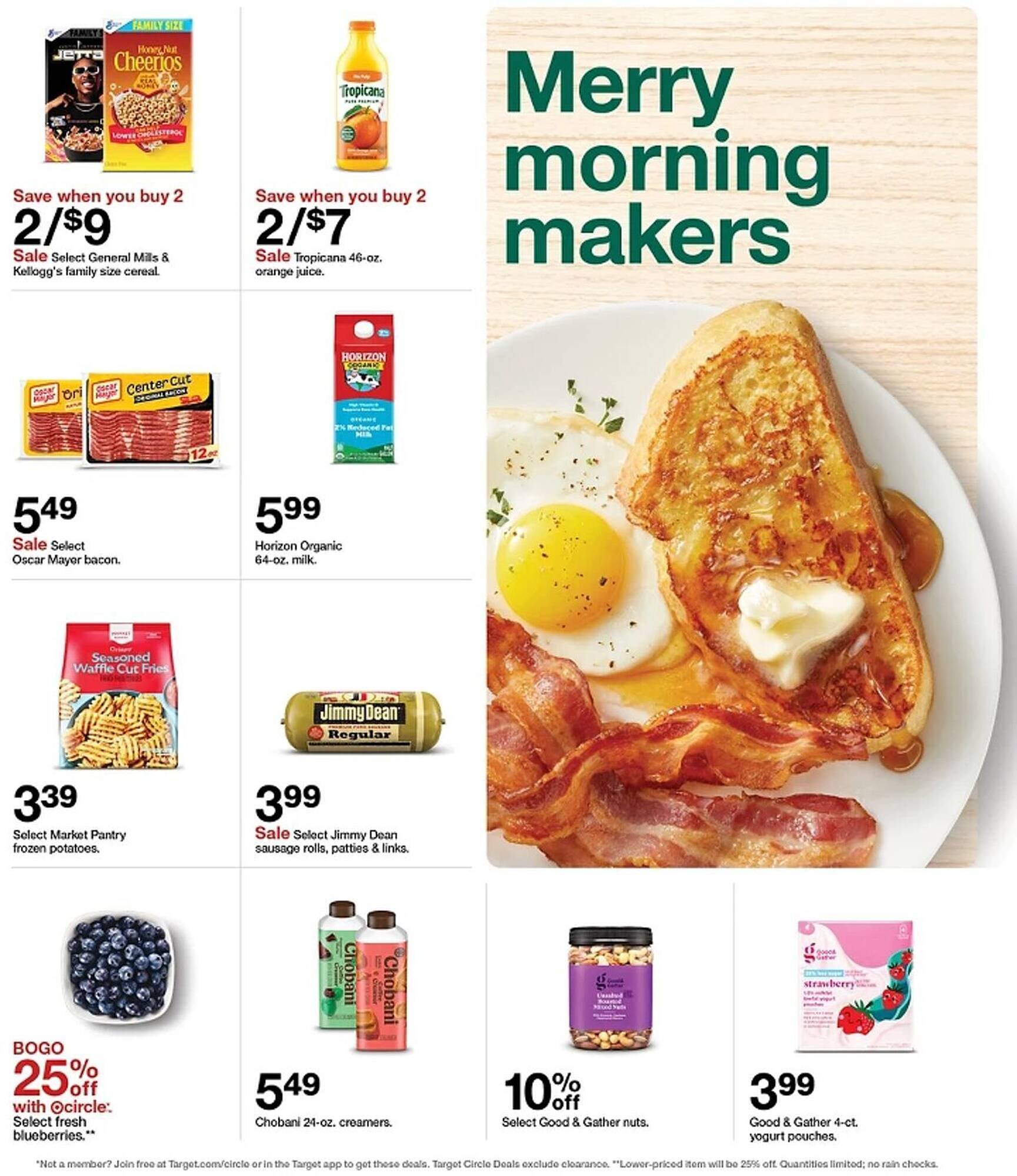 Target weekly ad