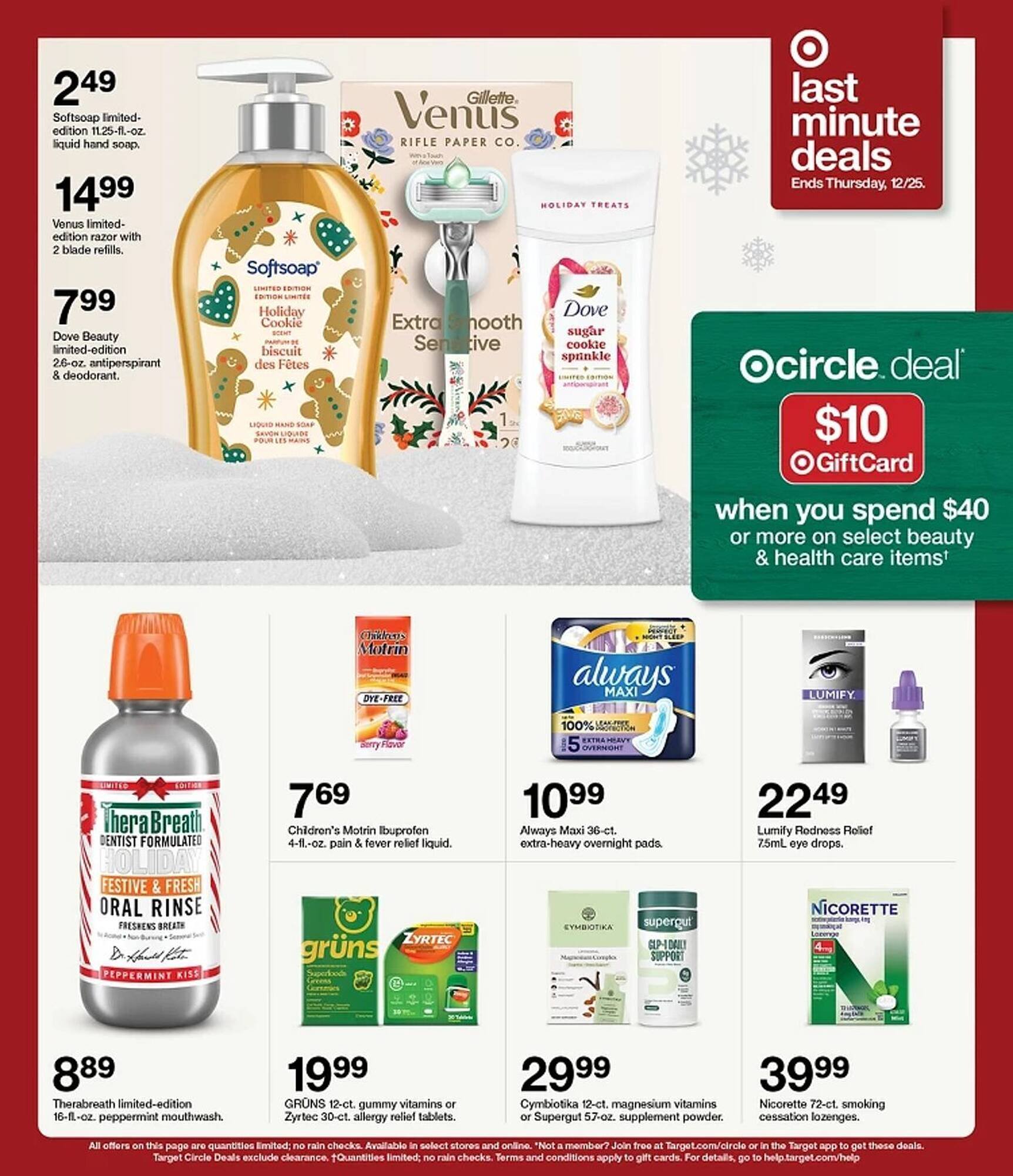 Target weekly ad