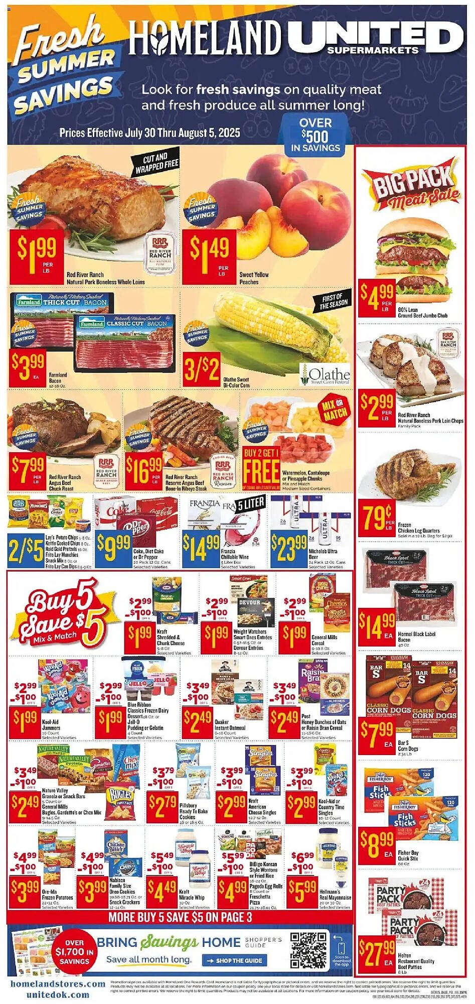 Homeland Market Weekly Ad (2025-07-30 - 2025-08-06) | 1