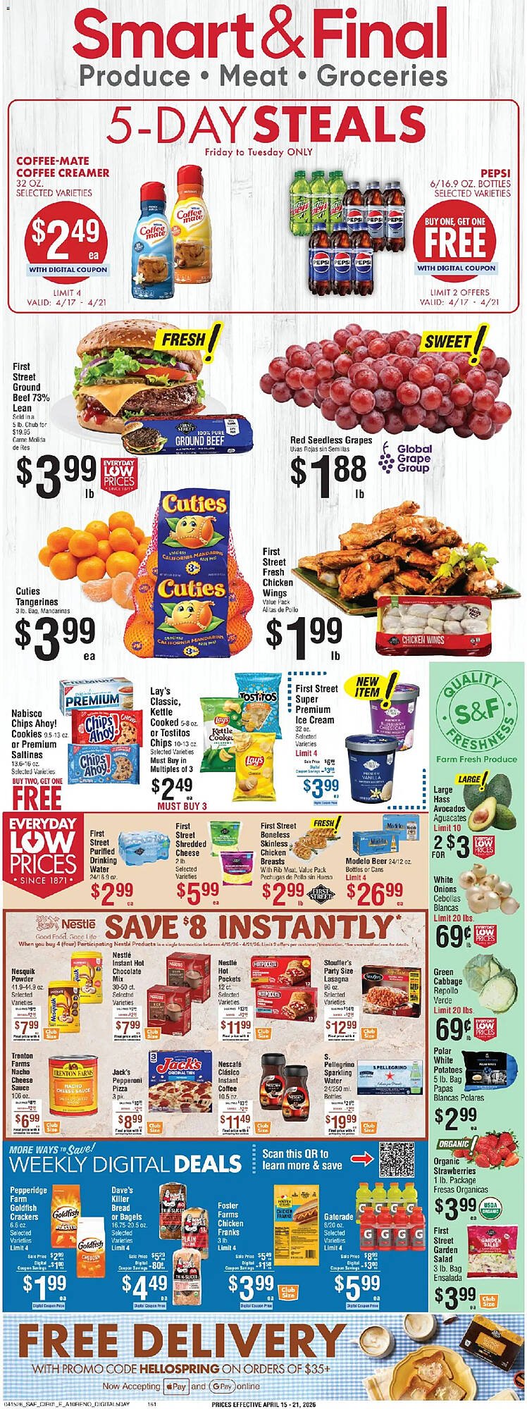 Smart &amp; Final weekly ad