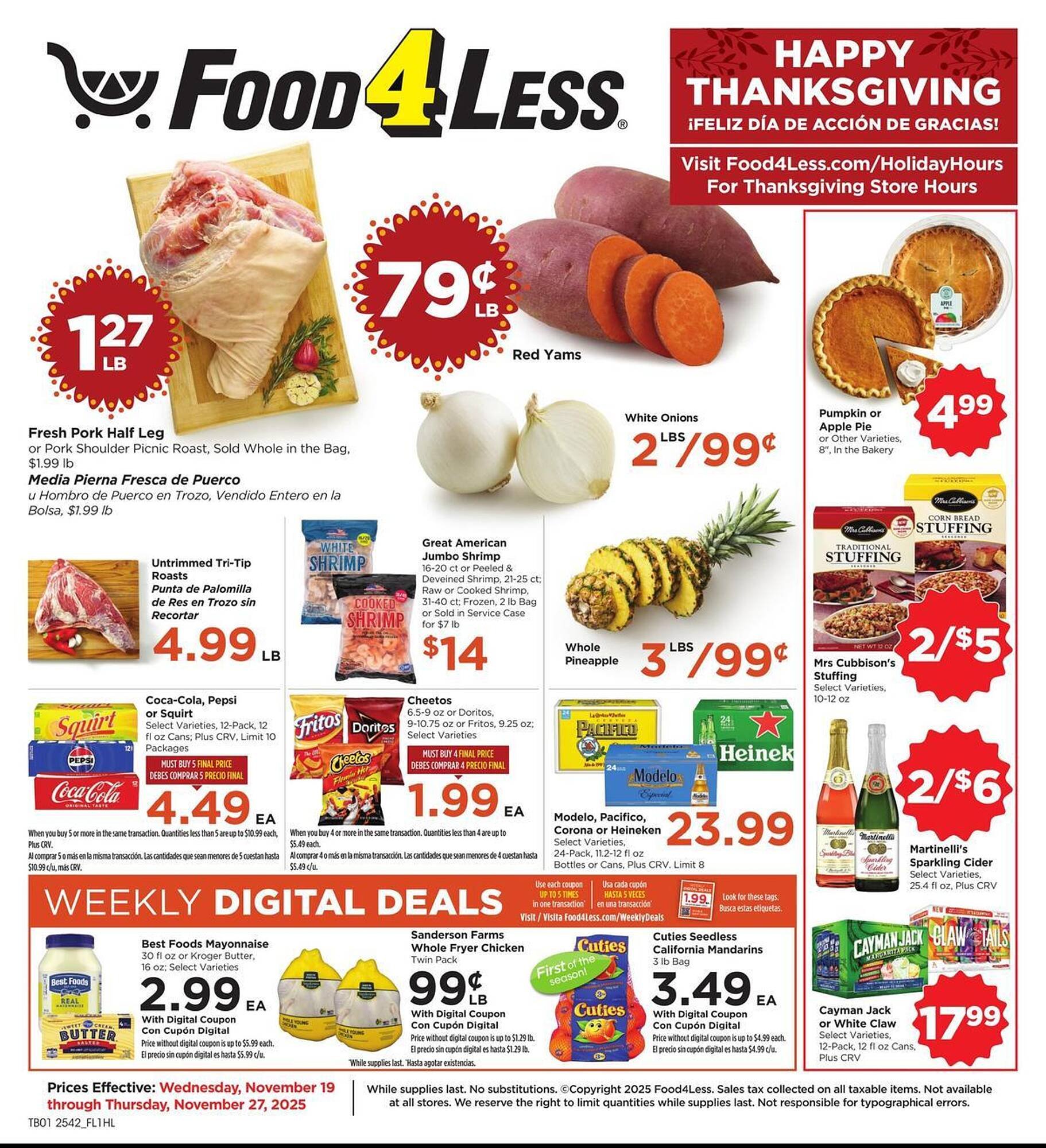 Food 4 Less weekly ad
