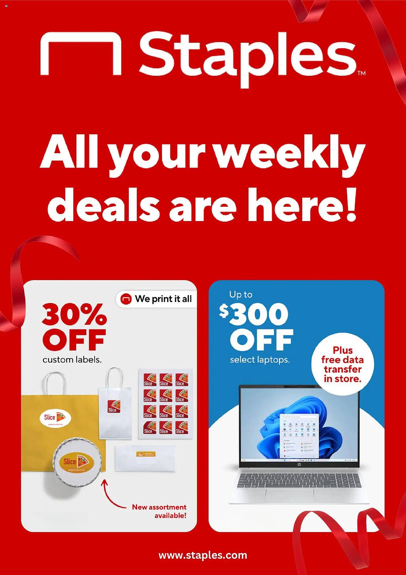 Staples weekly ad