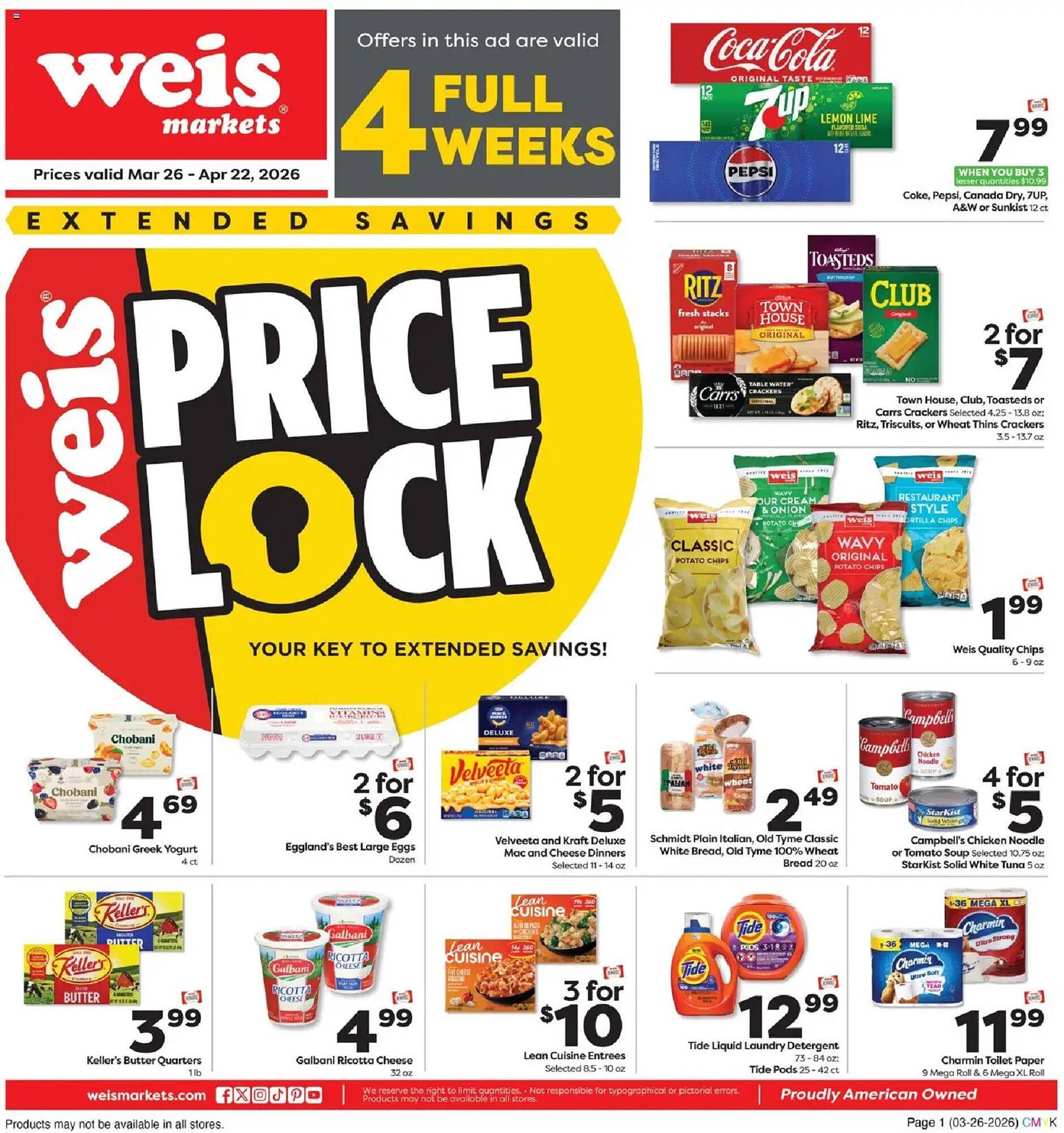 Weis Markets weekly ad