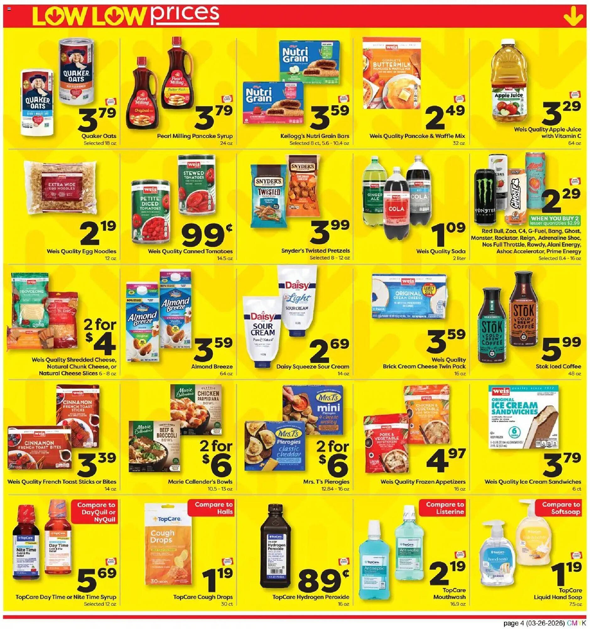 Weis Markets weekly ad