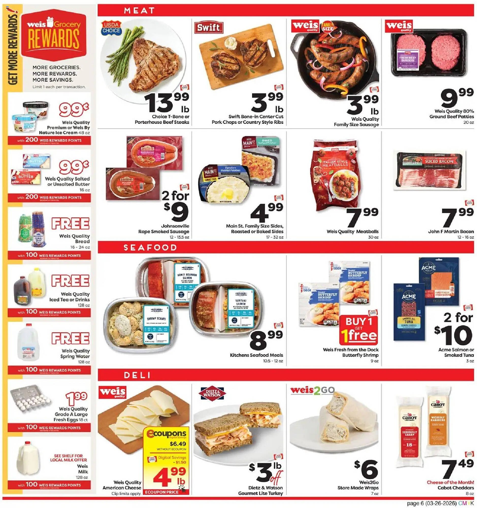 Weis Markets weekly ad