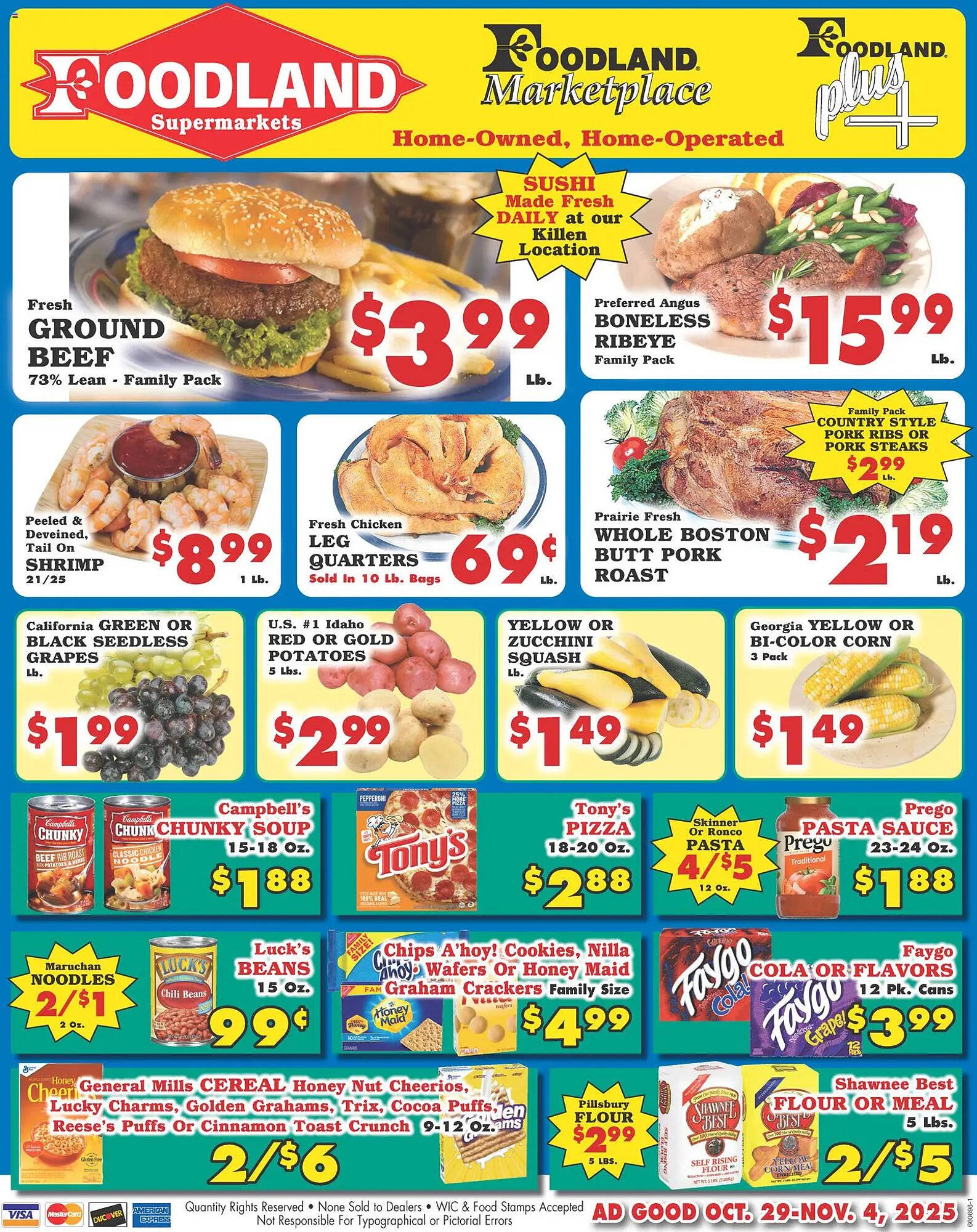 Foodland weekly ad (2025-10-29 - 2025-11-04) | 1